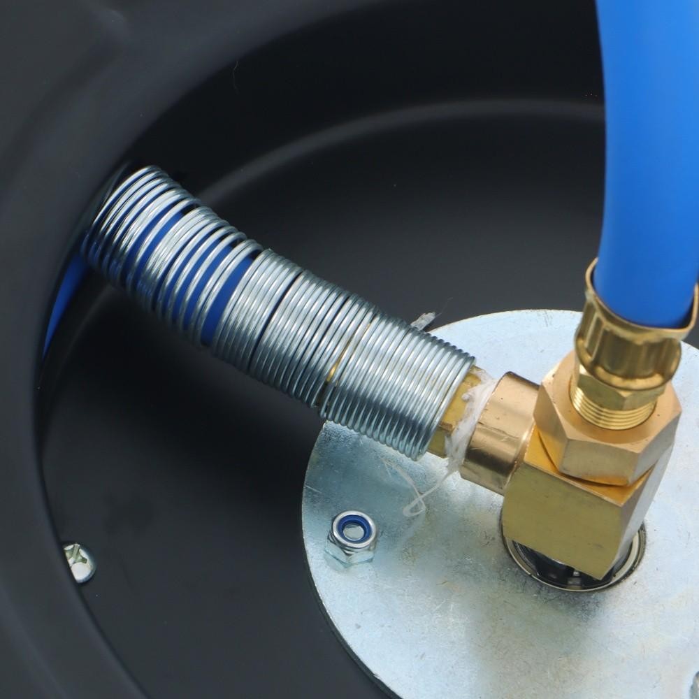 Retractable Hose Reel 1/2 Inch x 50Ft Auto Rewind Hose-Reel W/ Rubber Hose