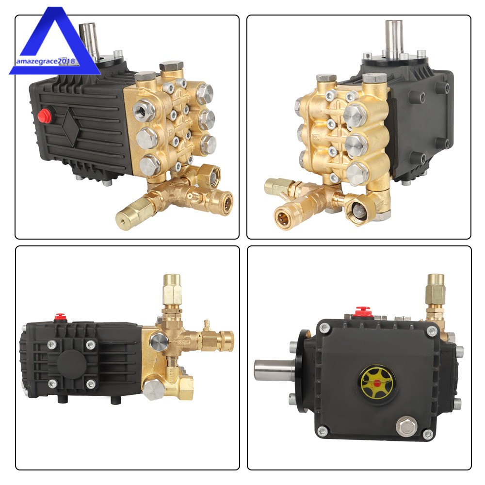 4.9GPM Pressure Power Washer Pump 3600 PSI 24mm Solid Shaft Belt Drive