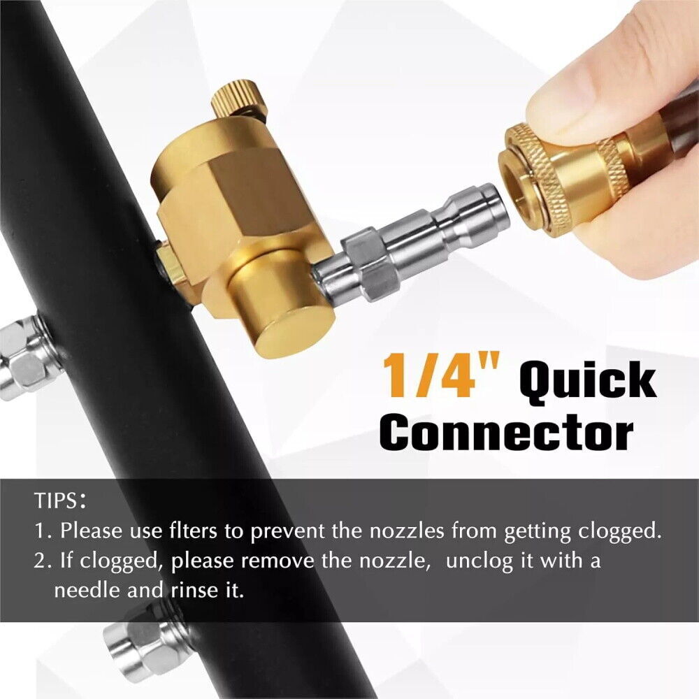 24″ Pressure Washer Water Broom Undercarriage Cleaner Driveway Surface Cleaner
