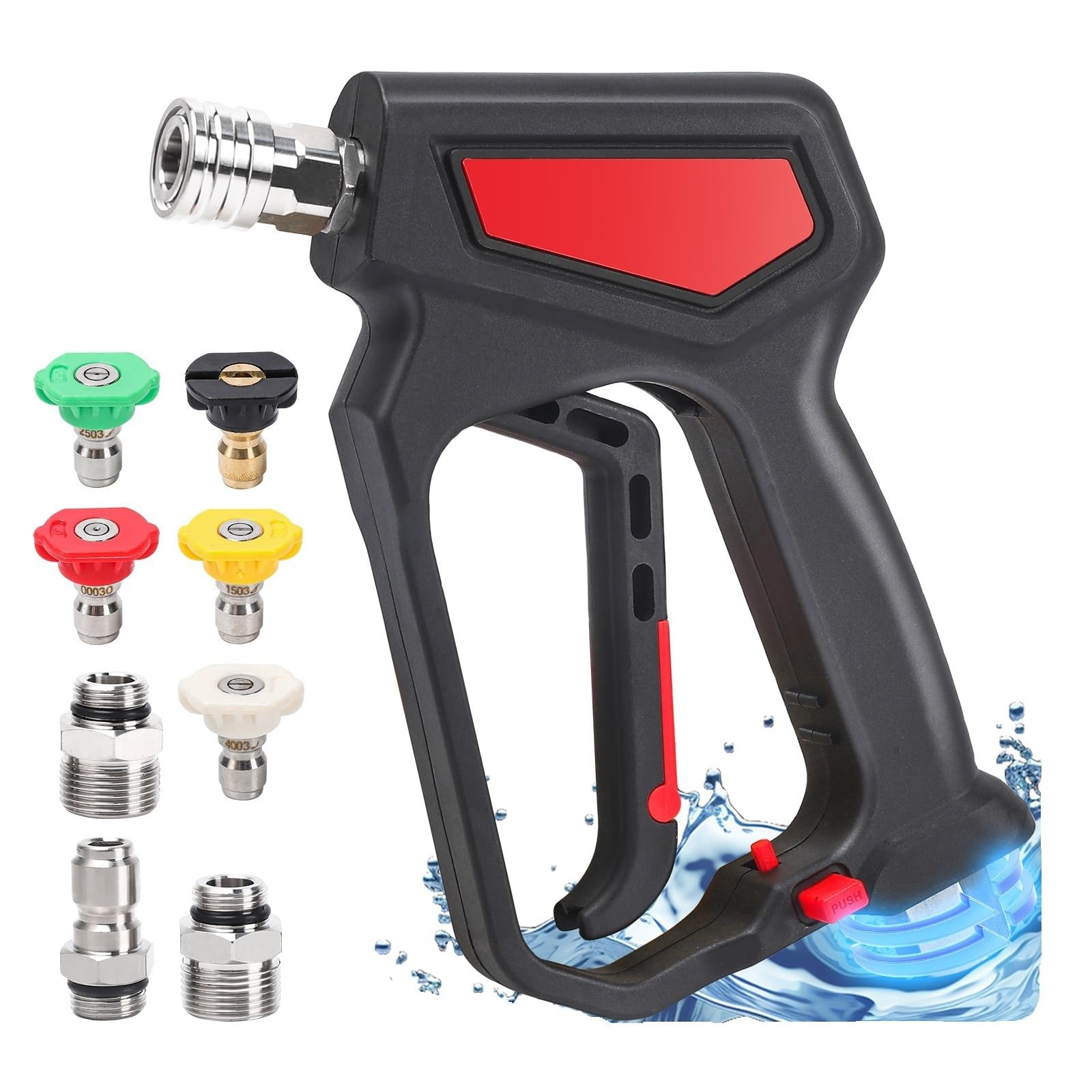 Pressure Washer Short with Swivel, 5000 PSI/10.5 GPM High Power Washer with 5…