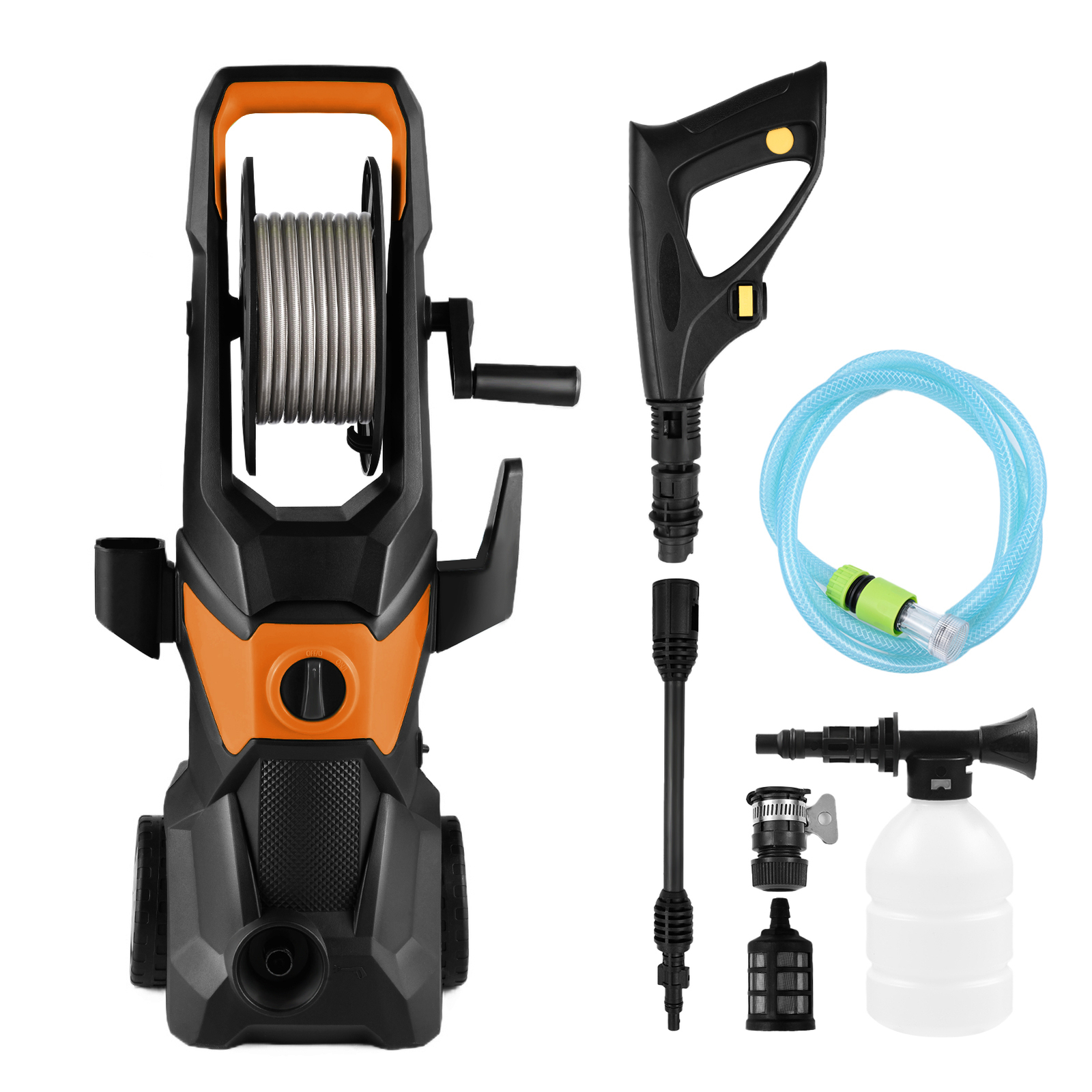 4000PSI Electric High Pressure Washer Smart Control Power Washer for Home, Cars