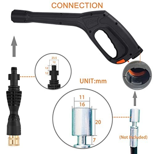 Pressure Washer Gun, Compatible with Some Portland Husky Black Decker Ford Pulsa