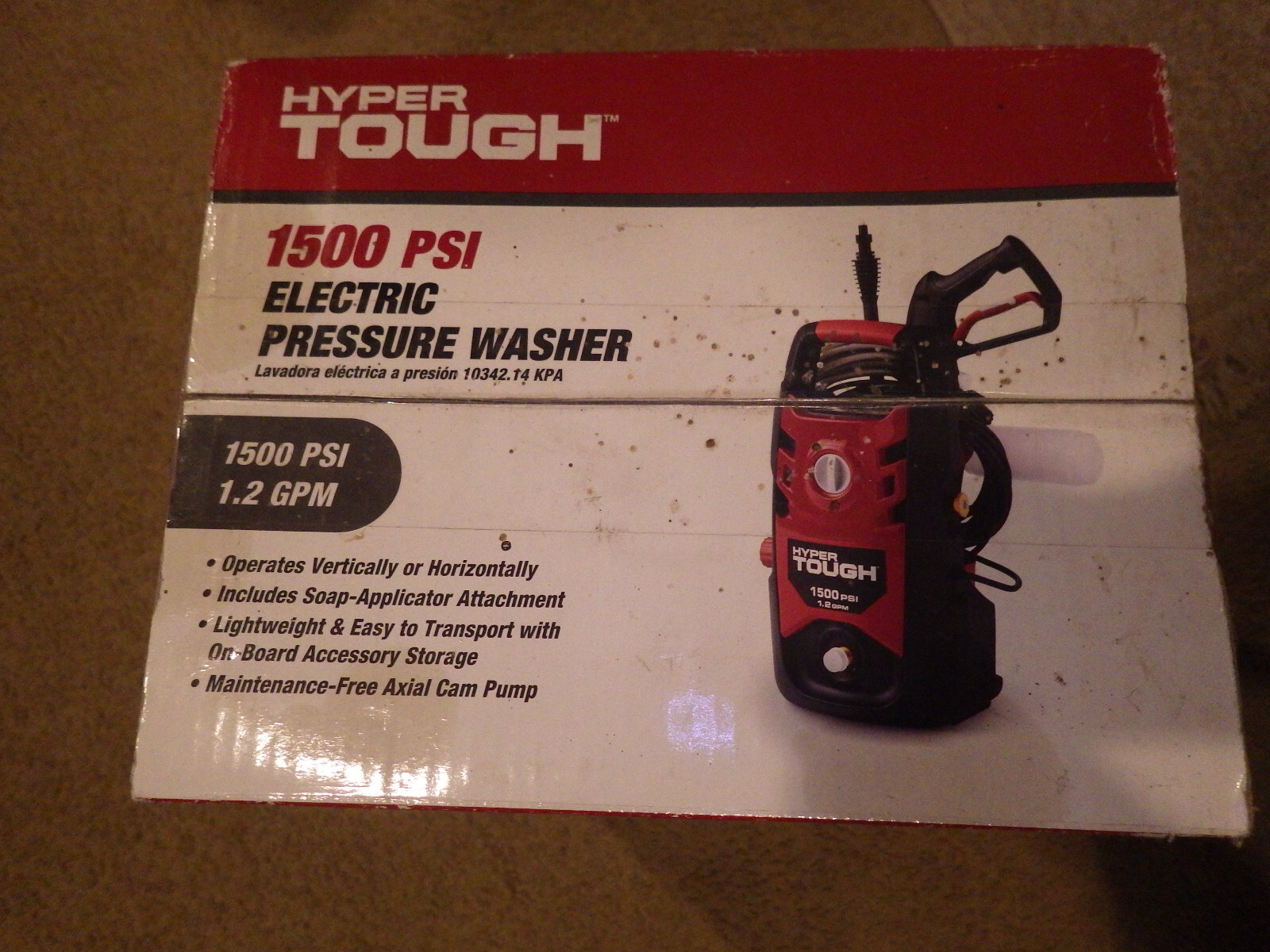 Hyper Tough 1500 psi electric pressure washer Brand New Unopened