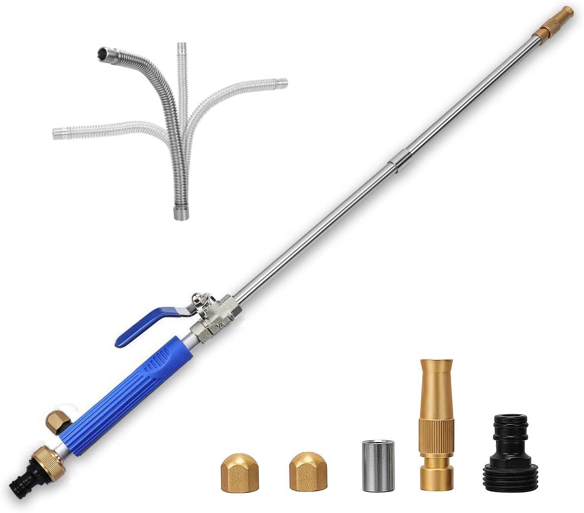 High Pressure Power Washer Wand, Watering Sprayer Cleaning Tool, Hydro Jet Water