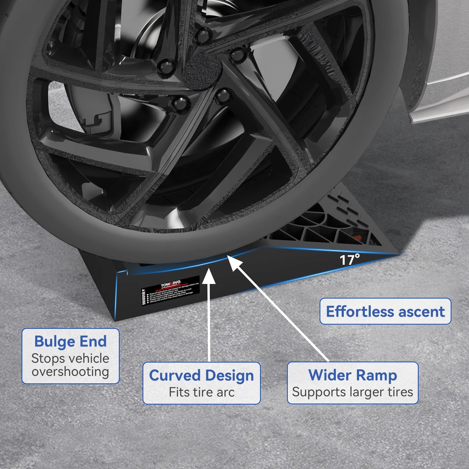 Car Ramps for Oil Changes and Lift, Portable Low Profile Car Ramps for Garage…