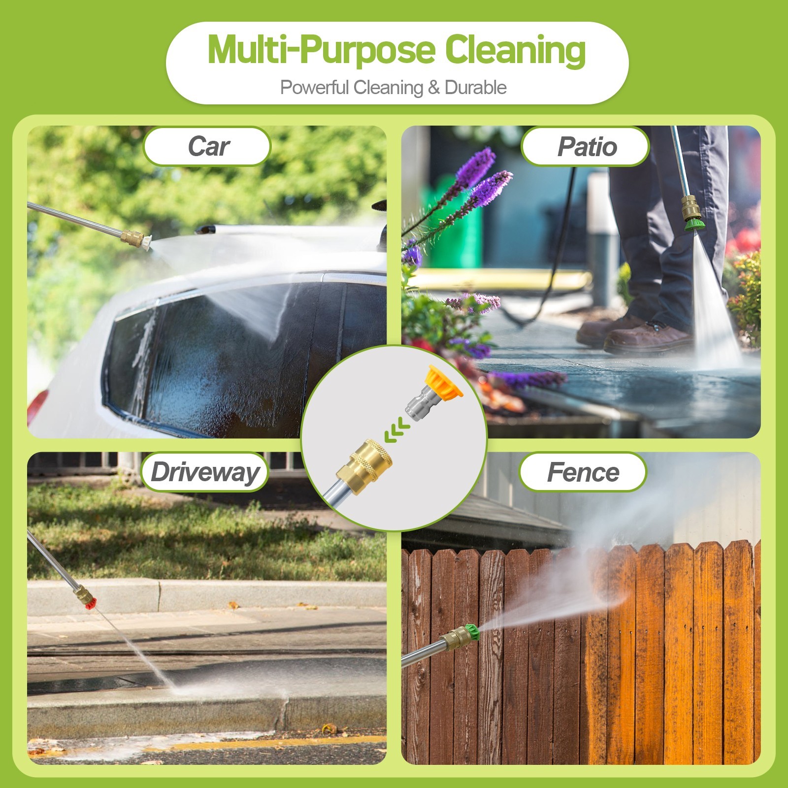 Electric Power Washer 4200PSI Max 2.8GPM, 25ft Hose, for car,garden,yard,fence