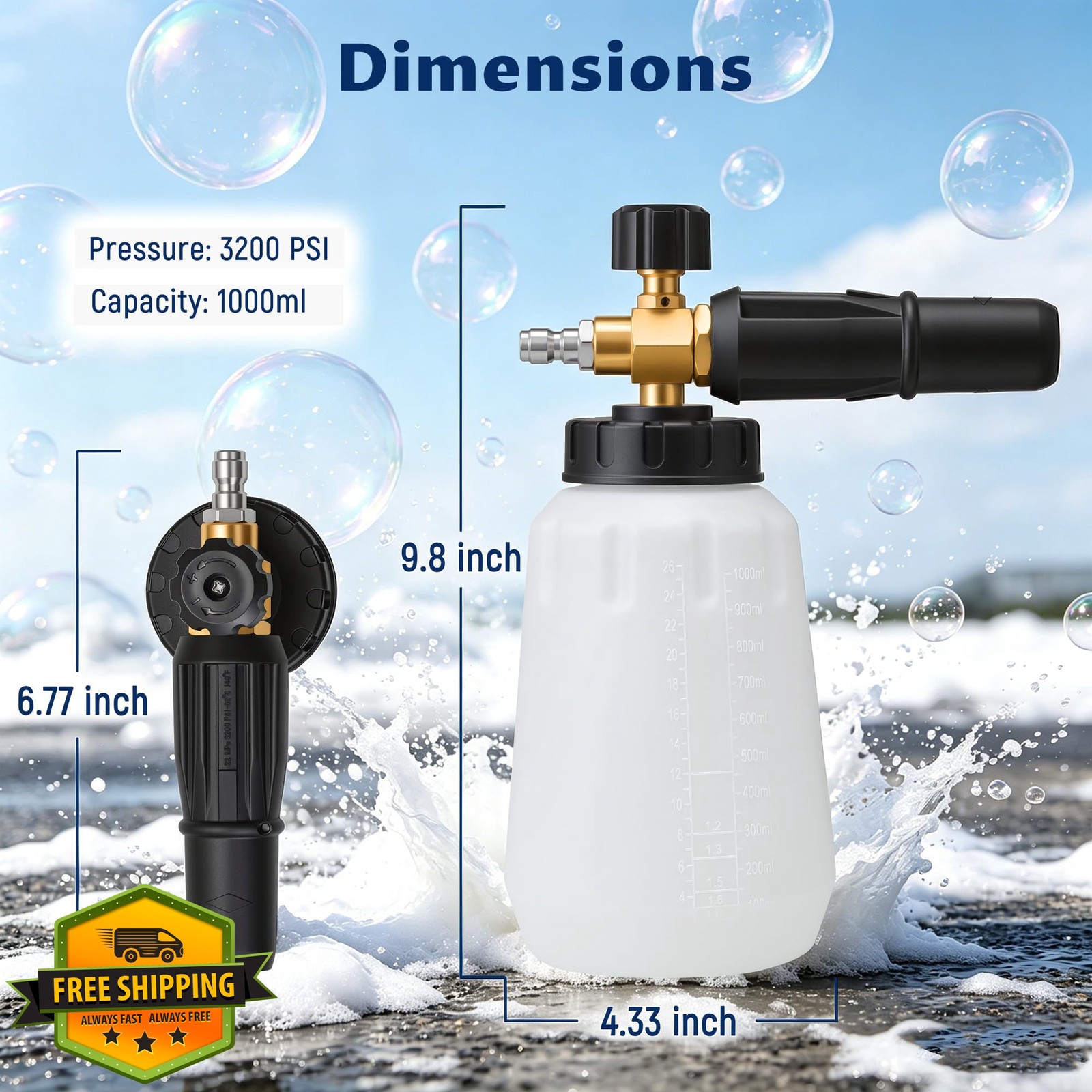 Lichamp 1000ml Foam Cannon