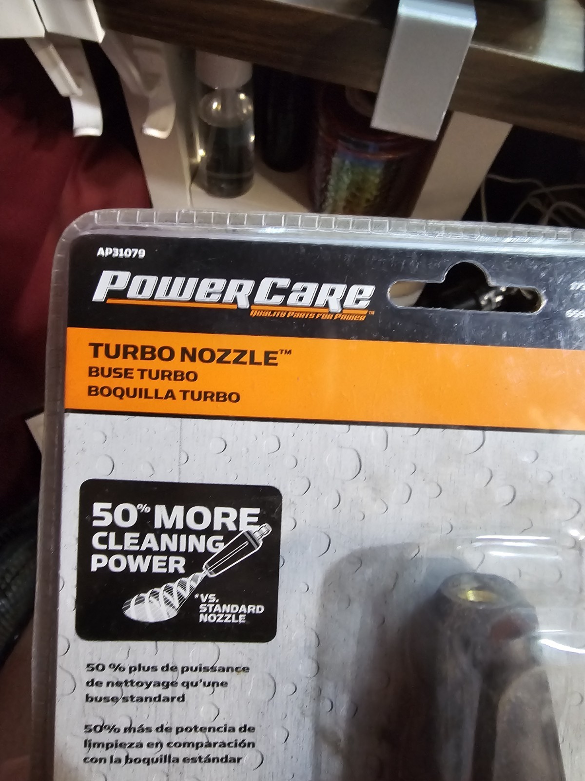 POWER CARE 3100 PSI Gas/Electric Turbo Nozzle Fits 1/4″ Quick Connect New Sealed
