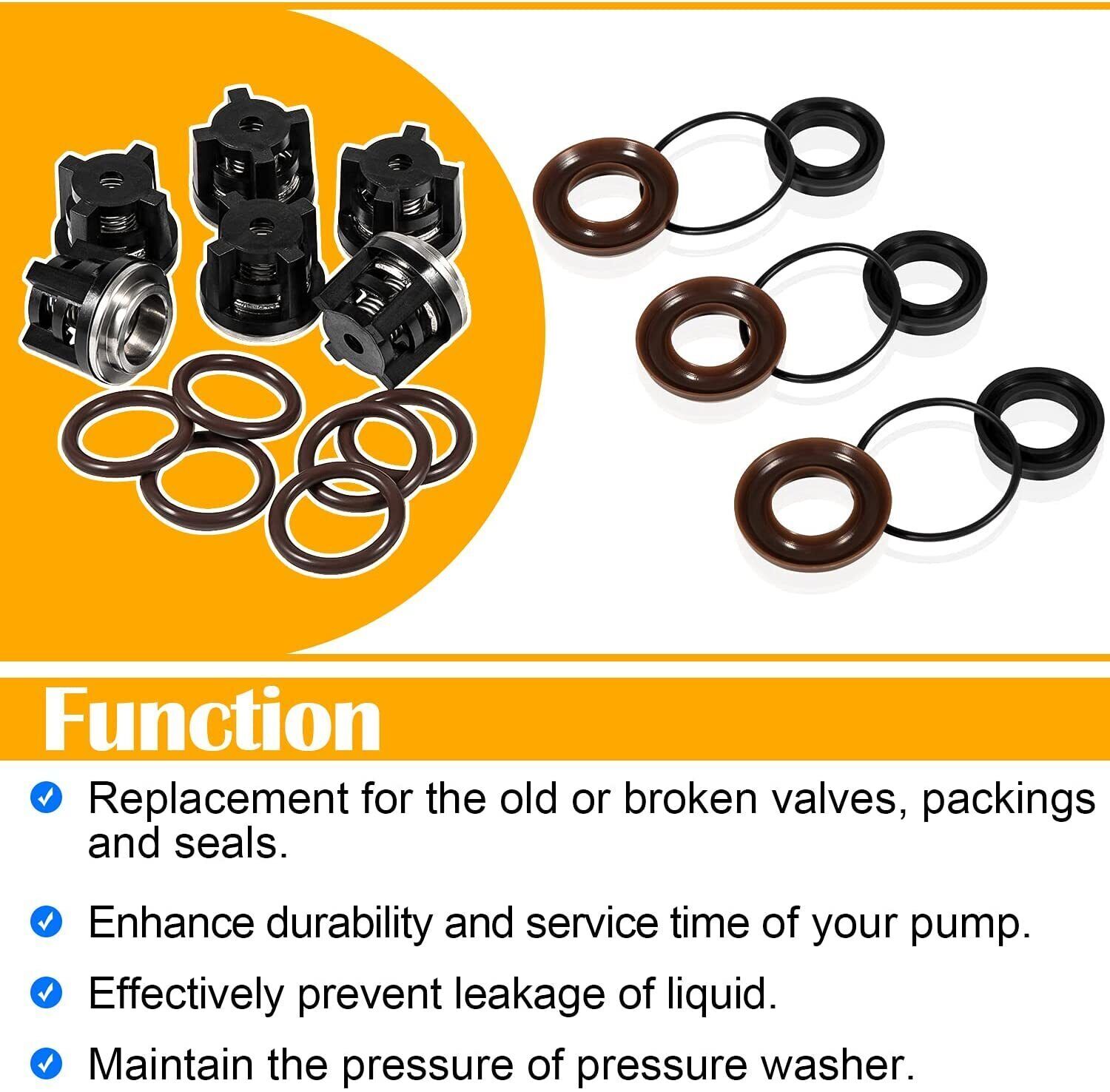 AR1828 Check Valve + AR1857 Packing Kit For Annovi Reverberi 18mm XR RK RKA RKV