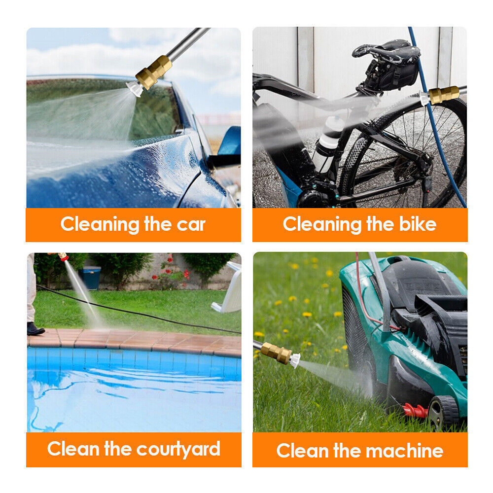 Portable Electric High Pressure Water Spray Gun Cordless Car Washer Cleaner Tool