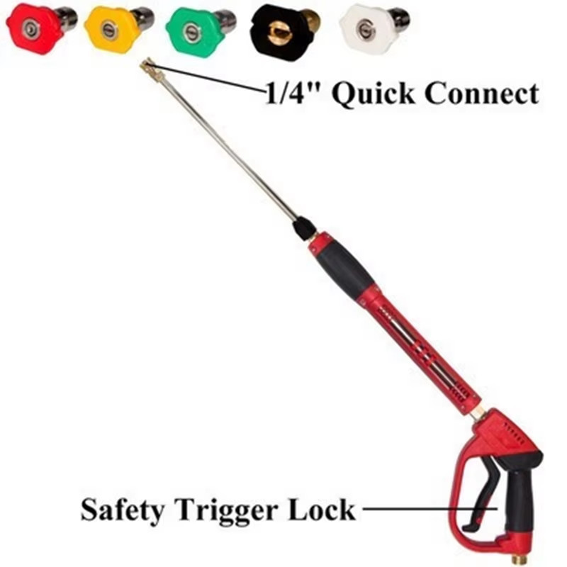Pure Copper High-Pressure Water Gun for Car Washing, Water Gun Cleaning Machine,