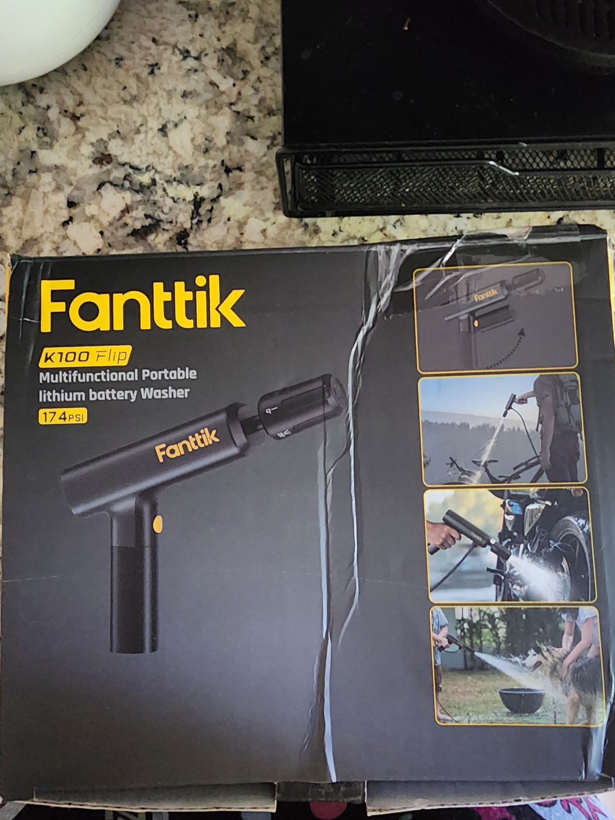 Fanttik K100 Flip Cordless Portable Sprayer Foldable 5-in-1 Nozzle 174 PSI – NEW