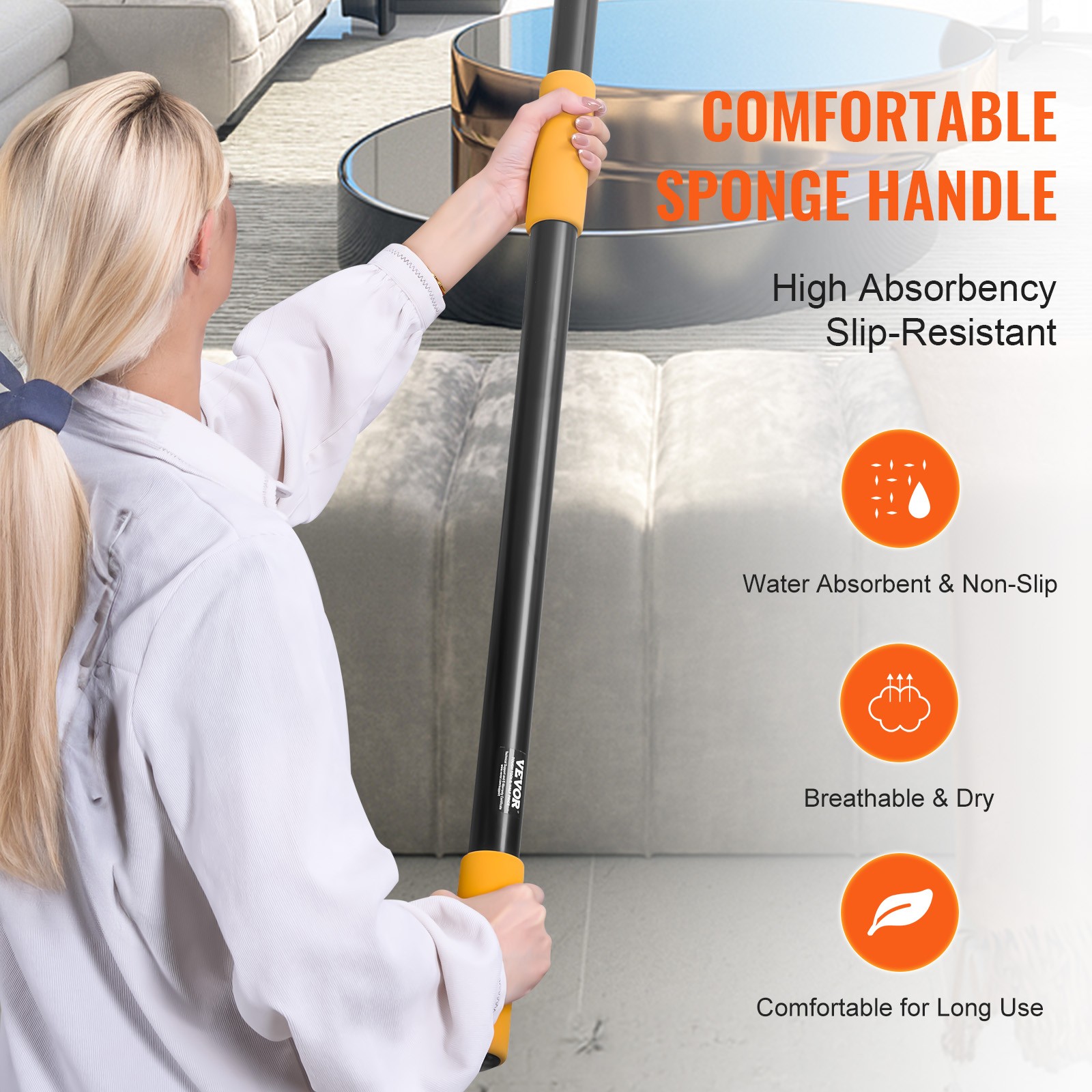 VEVOR Telescoping Extension Pole 6 to 24 FT Multi-Purpose for Painting Dusting