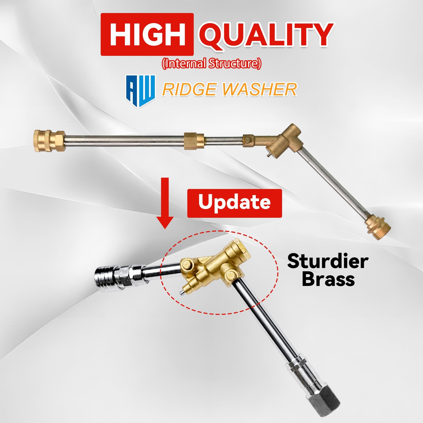 Pressure Washer Gun 5000 PSI, 1/4” Quick Connector