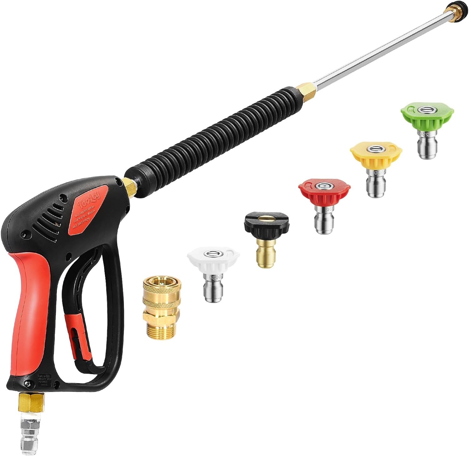 Pressure Washer Gun, 4000 PSI, 7 GPM, M22-14mm to 3/8″ Quick Connection