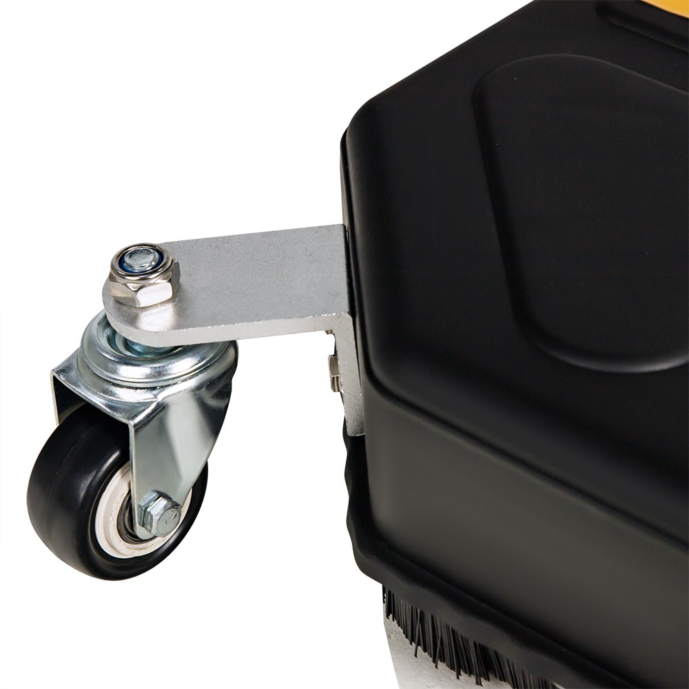 16″ Pressure Washer Surface Cleaner with 4 Wheels + 2 Extension Wands Black