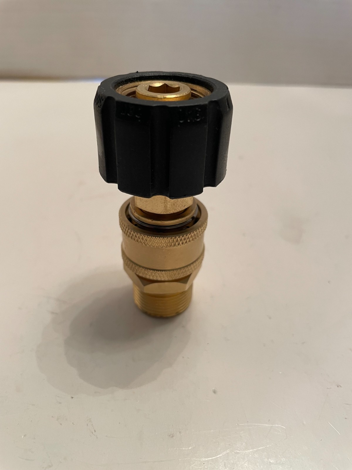 2 PCs Pressure Washer Quick Connect Fittings Brass Adapters 14MM to 3/8 Inches