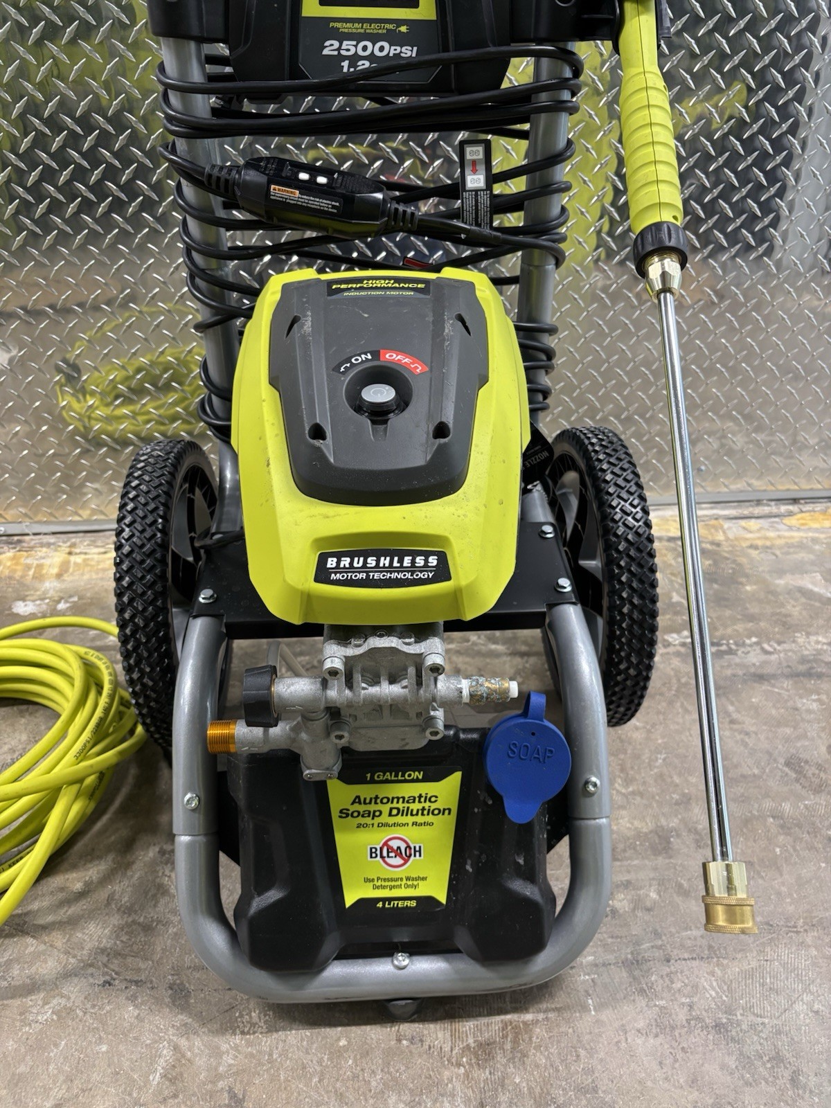 RYOBI 2500 PSI 1.2 GPM High Performance Cold Water Electric Pressure Washer