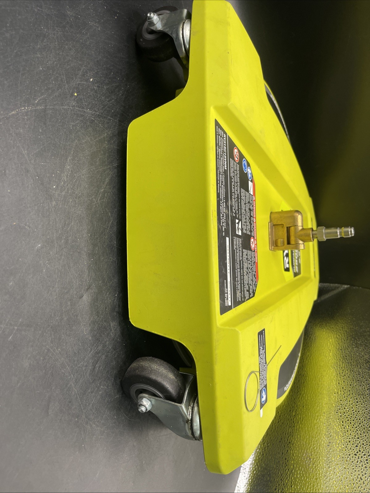 RYOBI 15 in. 3400 PSI Gas Pressure Washer Surface Cleaner w/Caster Wheels