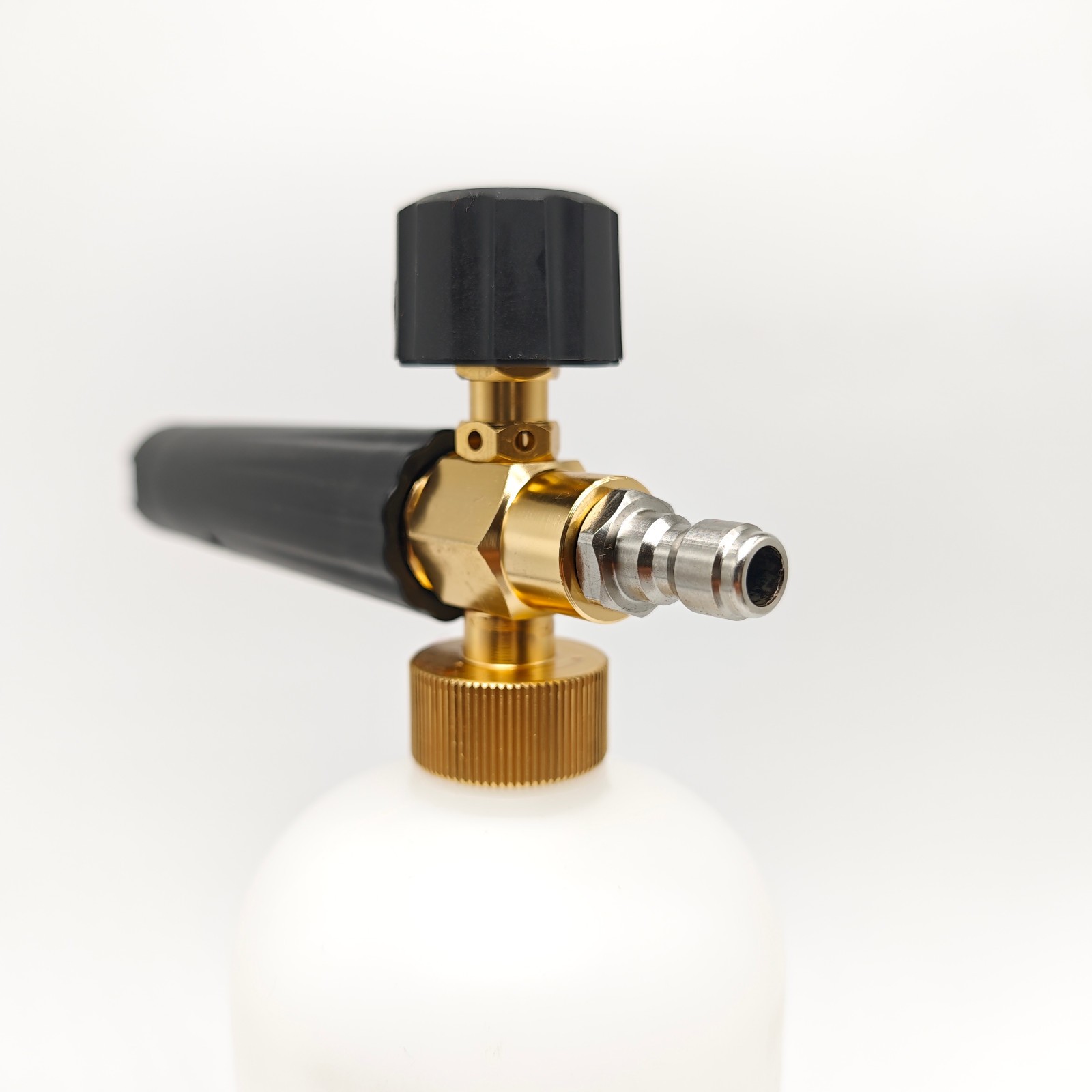 1/4″ Snow Foam Pressure Washer Gun Car Wash Soap Lance Cannon Spray Jet Bottle