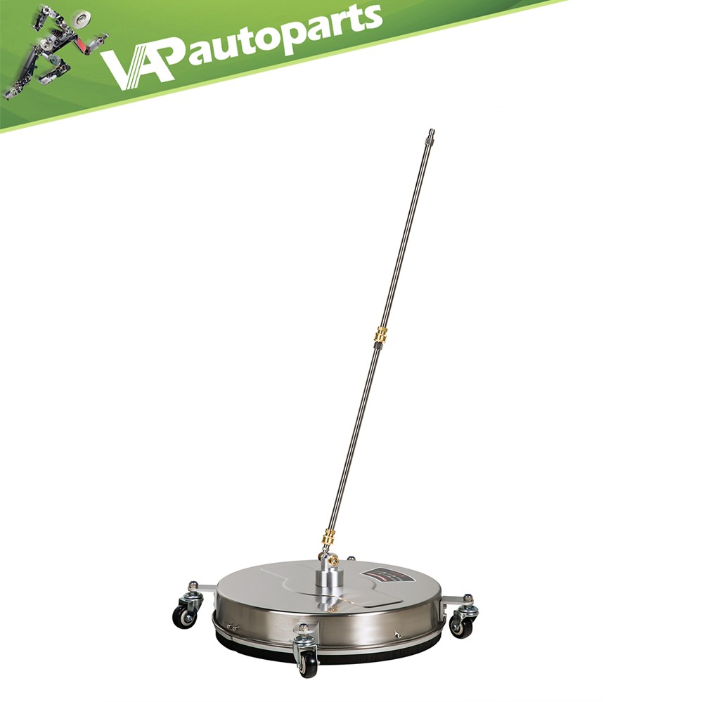 18″ Pressure Washer Surface Cleaner with 4 Wheels Stainless Steel Housing