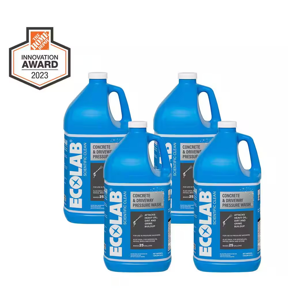 1 Gal. Outdoor Concrete and Driveway Pressure Wash Construction Grade Concentrat