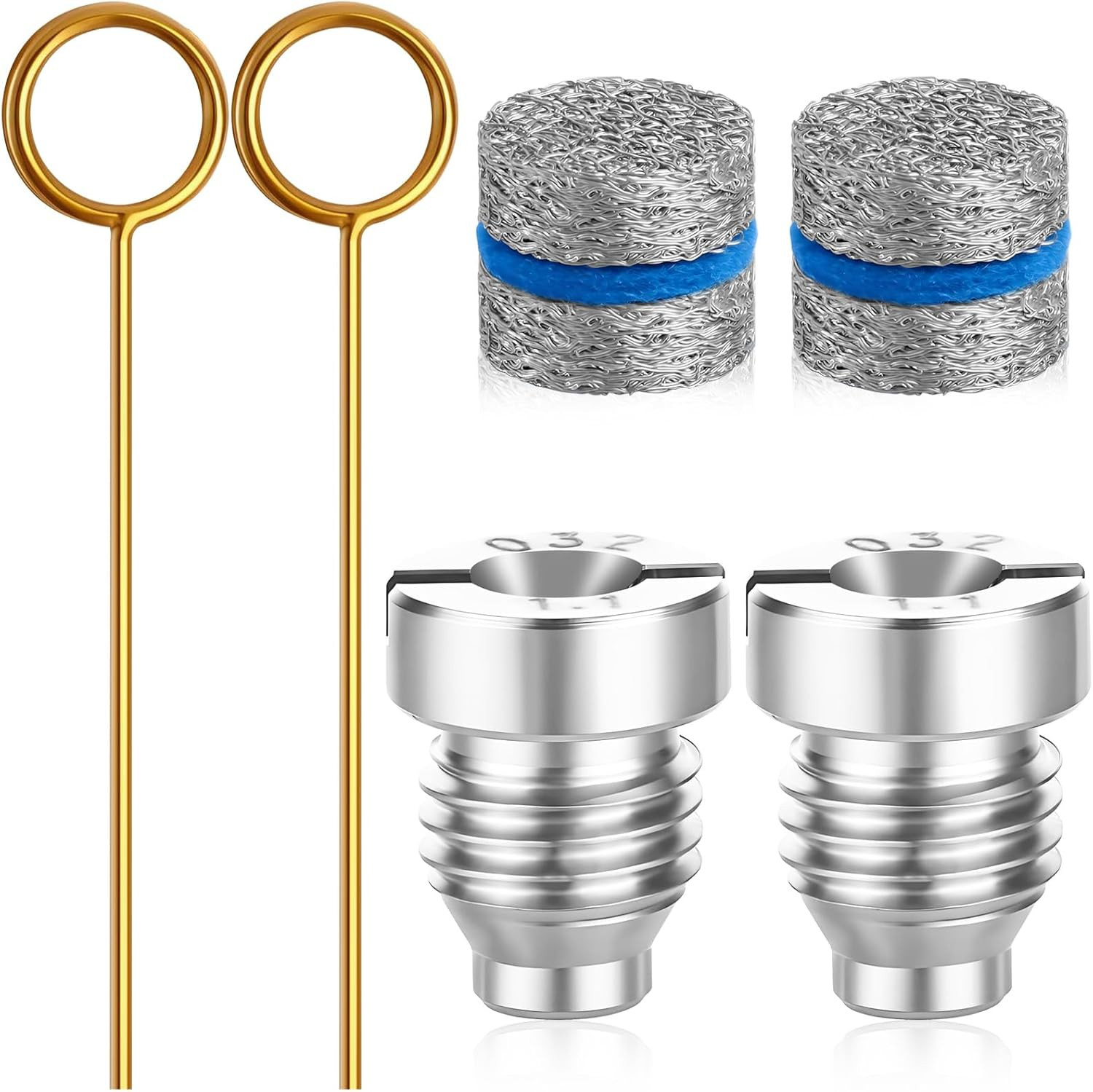HINGTAI 6Pcs 1.1 Orifice Foam Cannon Orifice Nozzle and Foam Maker Meshes Filter