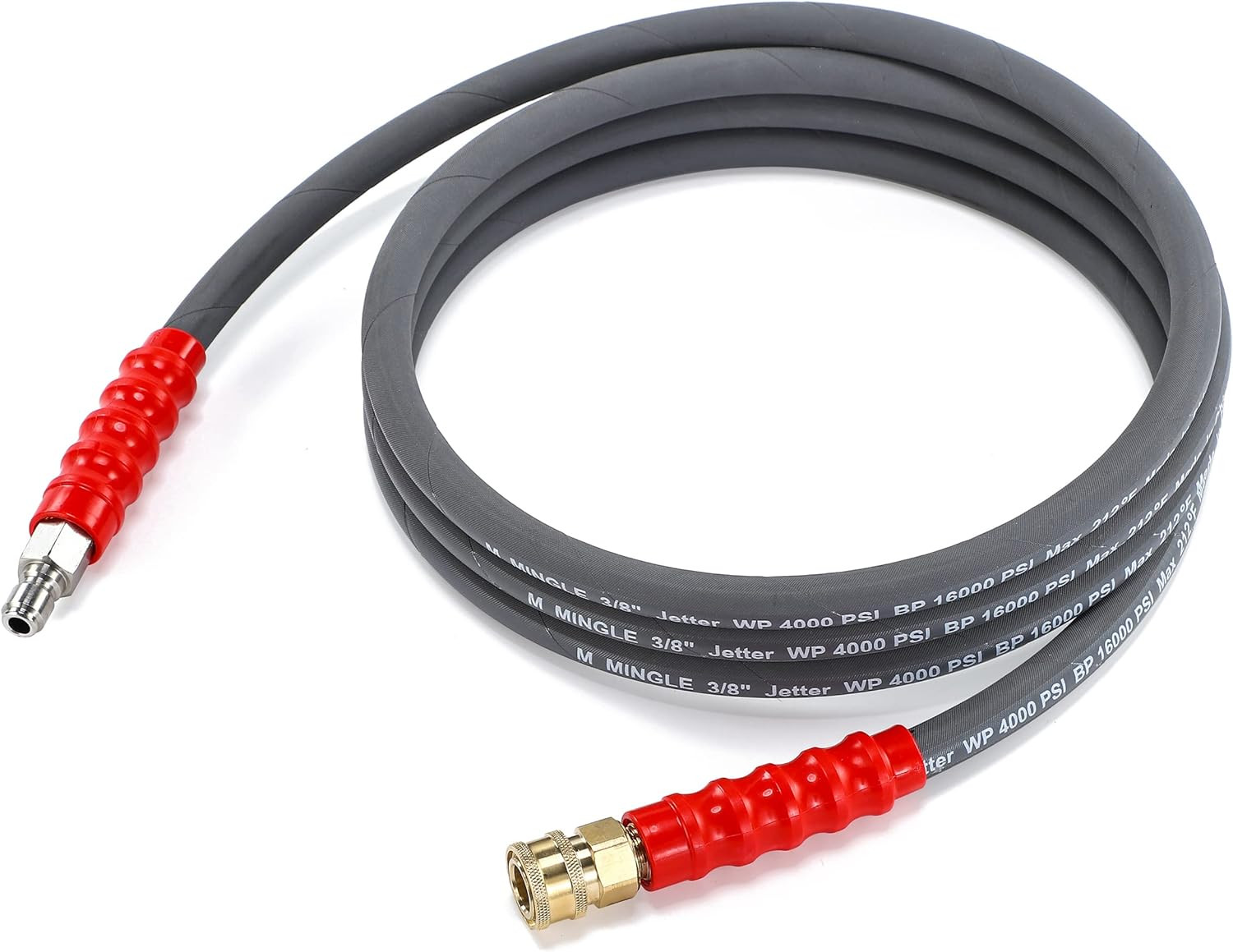 Pressure Washer Jumper Hose, 10 FT Whip Hose for Power Washer, Hose Reel Connect