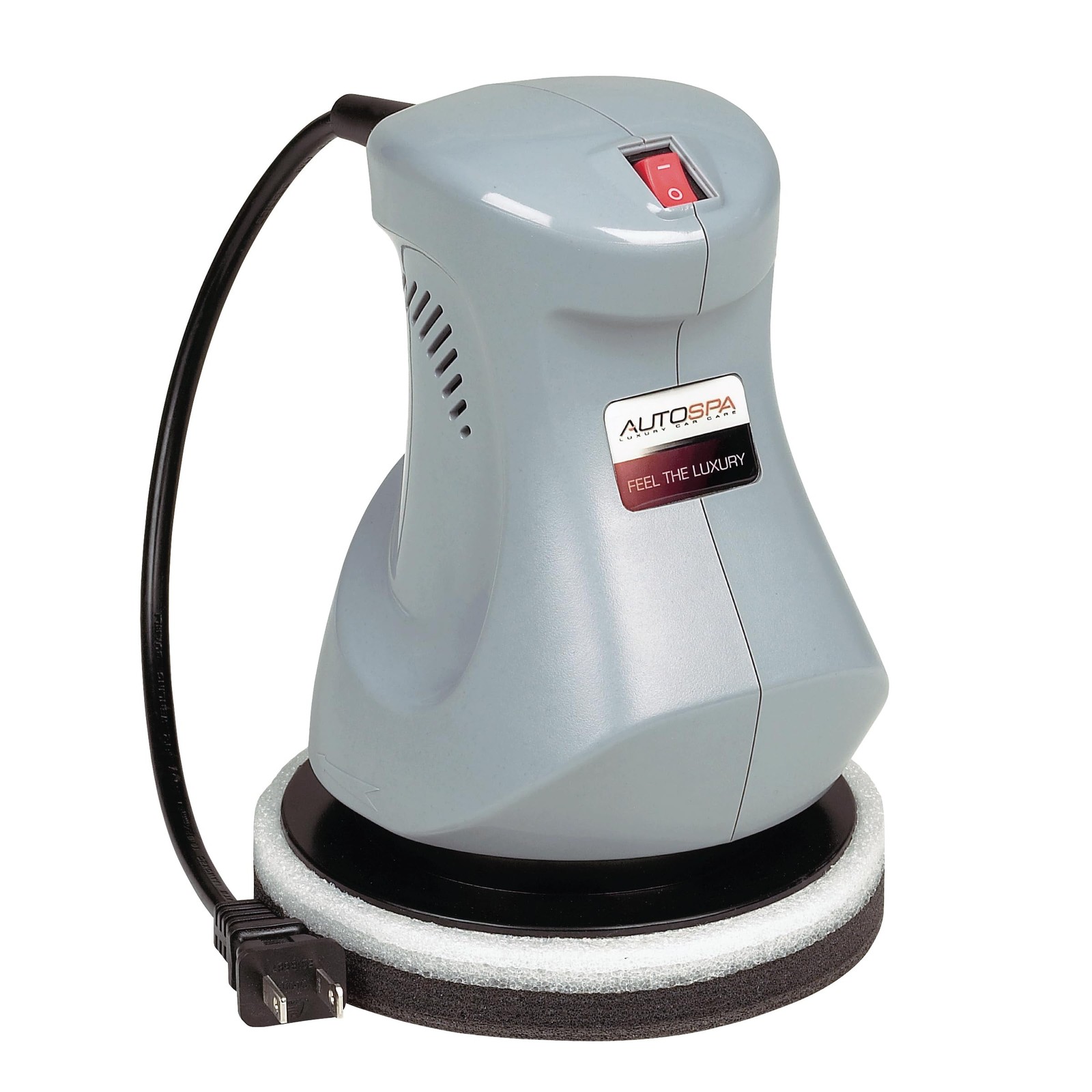 AutoSpa 94000AS Random Orbital 6″ 120V Automotive Polisher with 2 6″, Black
