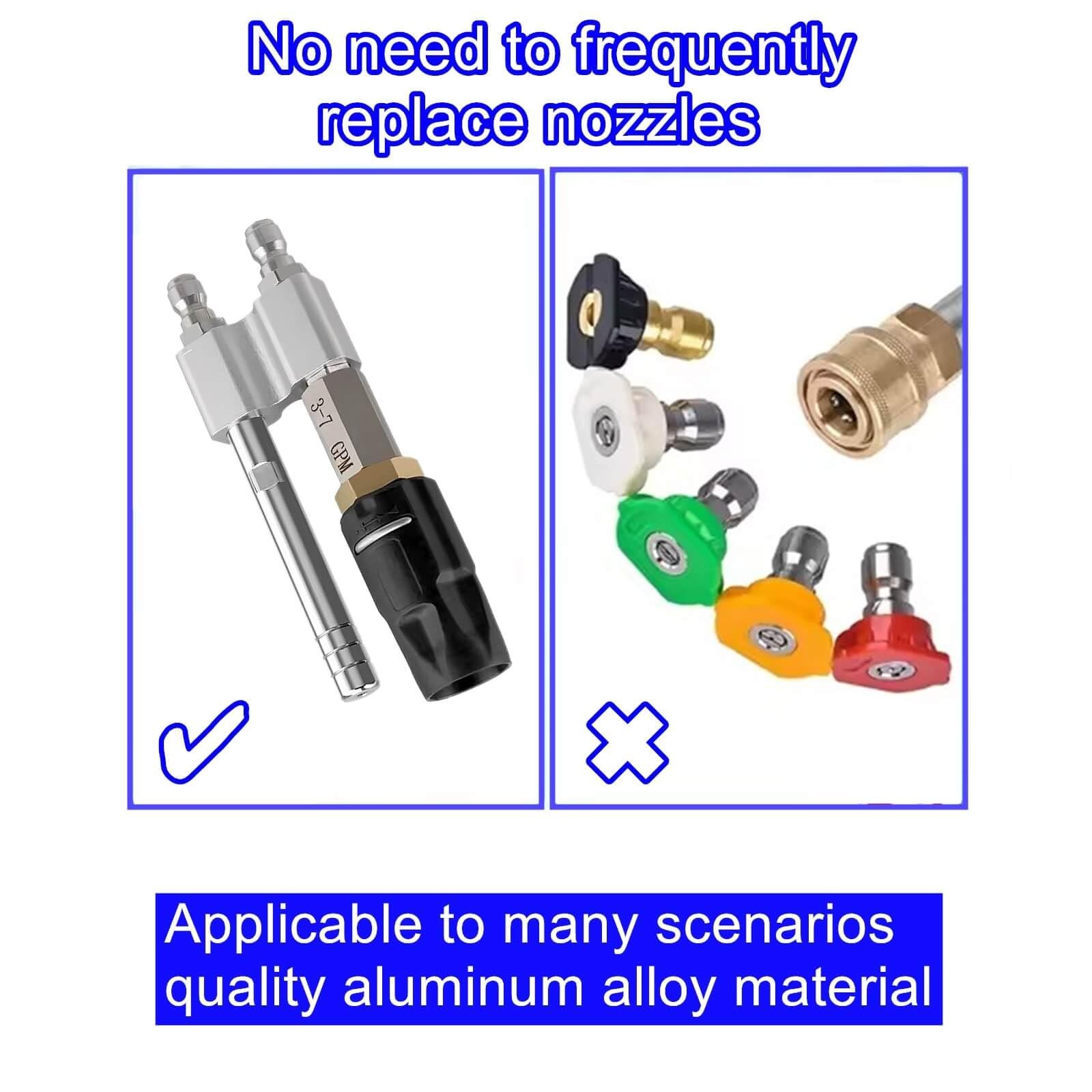 Tip M5 Twist Nozzle, Long Range Soap, M5 Twist Nozzle Fit for Pressure Washer…