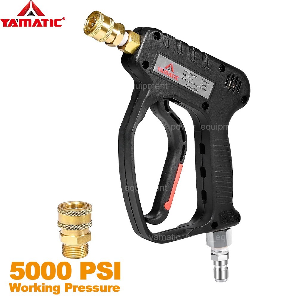 YAMATIC Stainless Steel Pressure Washer Short Gun 5000 PSI