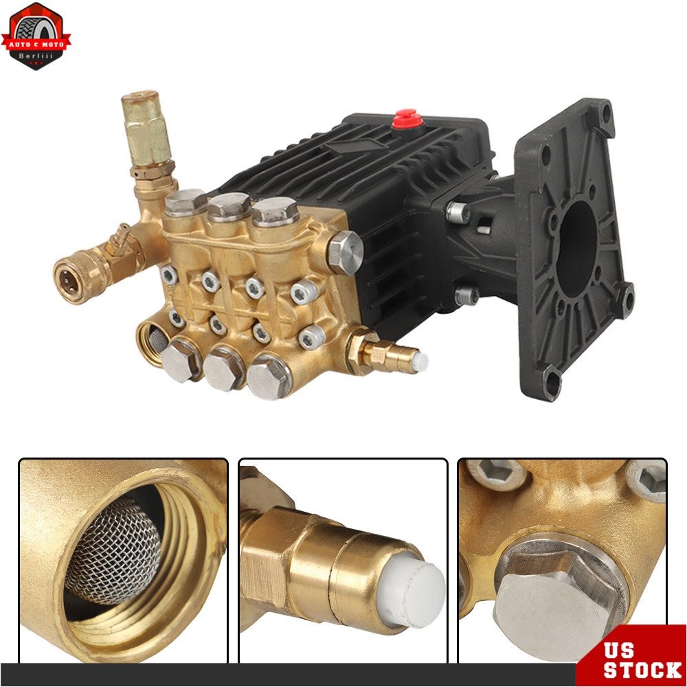 4 GPM Pressure Washer Pump Power Washer Pump 1″ Shaft Horizontal 4400 PSI new