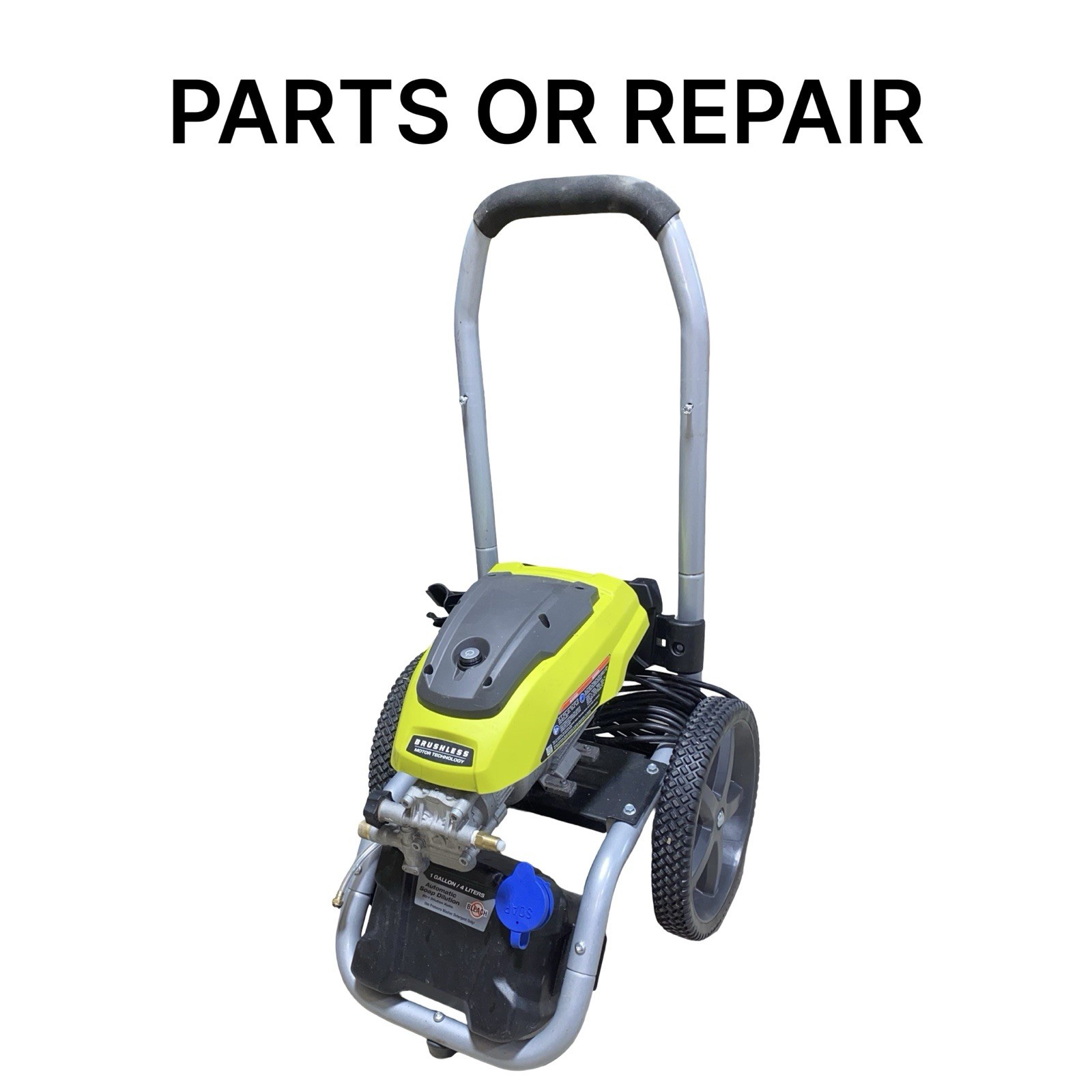 RYOBI 2500 PSI 1.2 GPM High Performance Cold Water Electric Pressure Washer PART