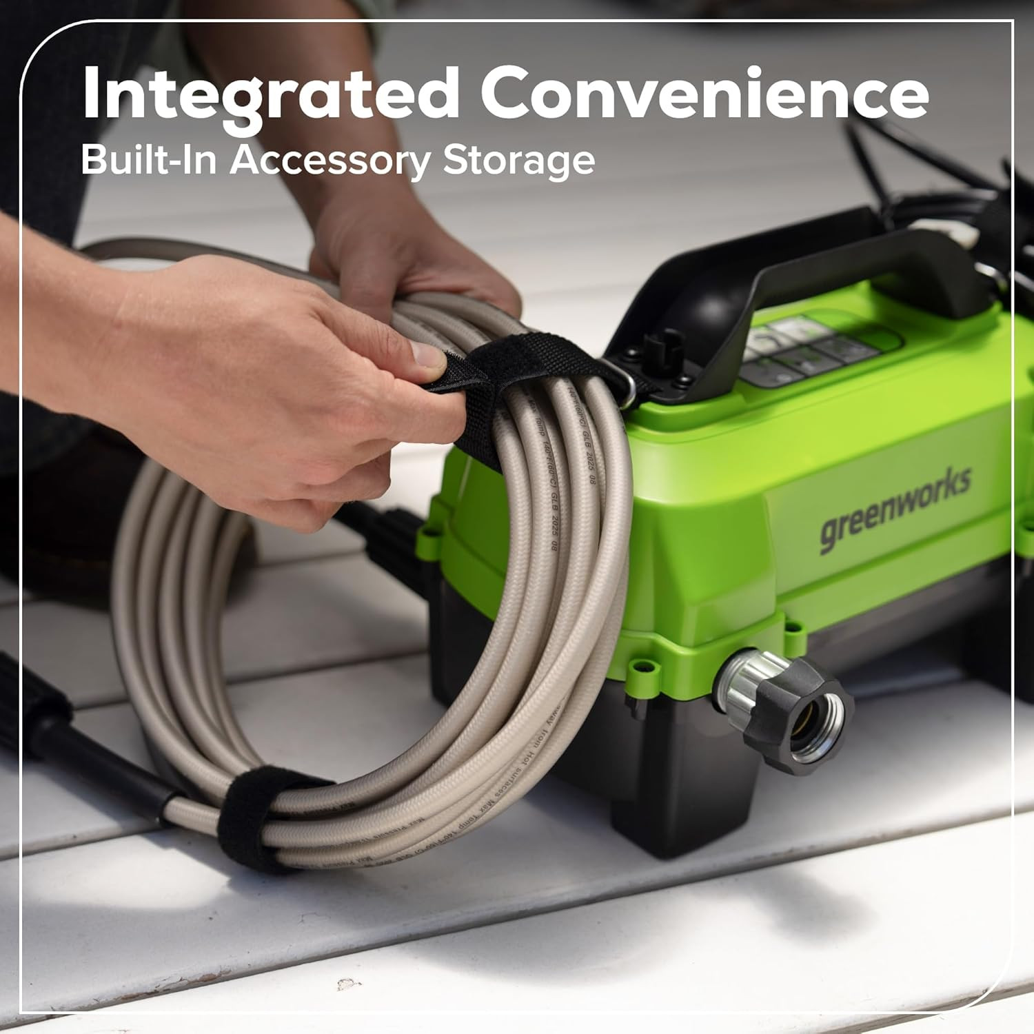 Greenworks 1700 PSI (1.2 GPM) Electric Pressure Washer (25°, 40° Nozzles) Ideal