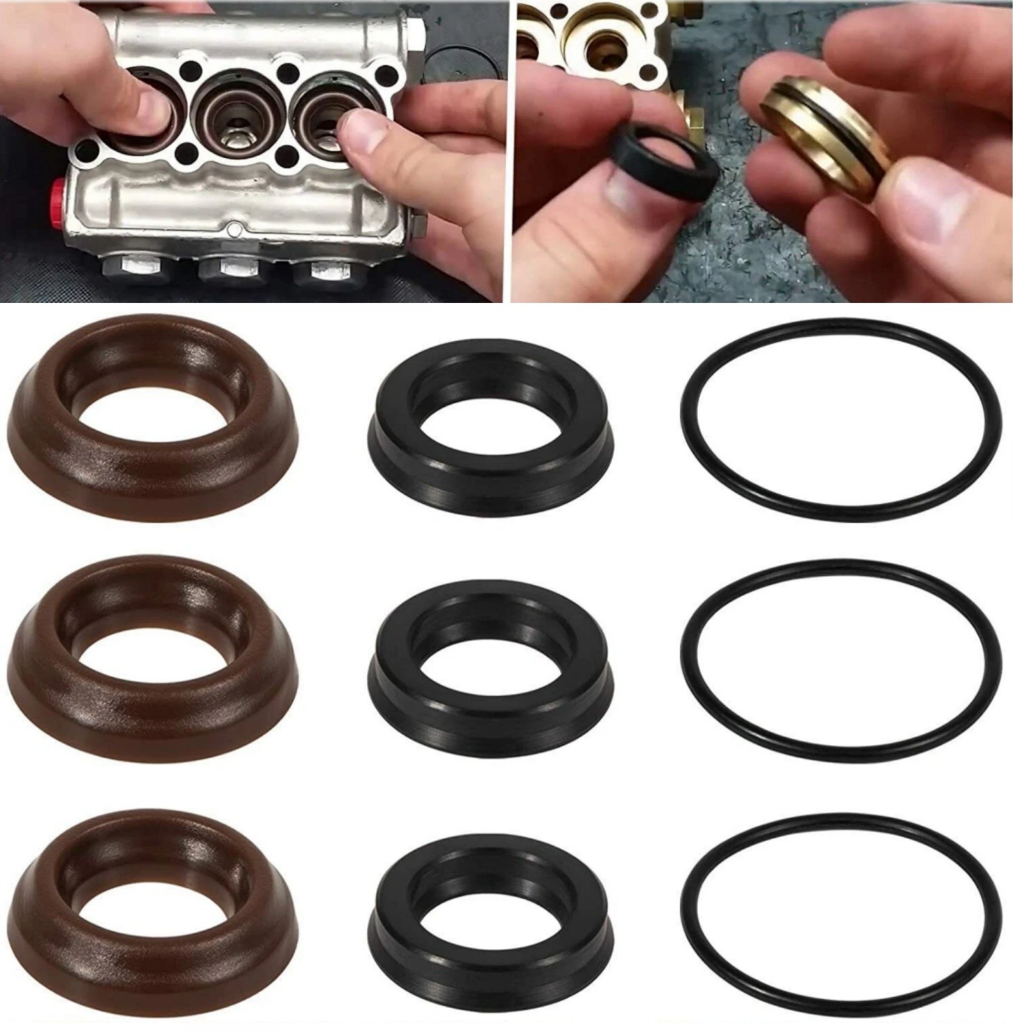 AR1857 Seal Packing Kit 18mm XR Annovi Reverberi Pressure Washer Pump RK RKA RKV