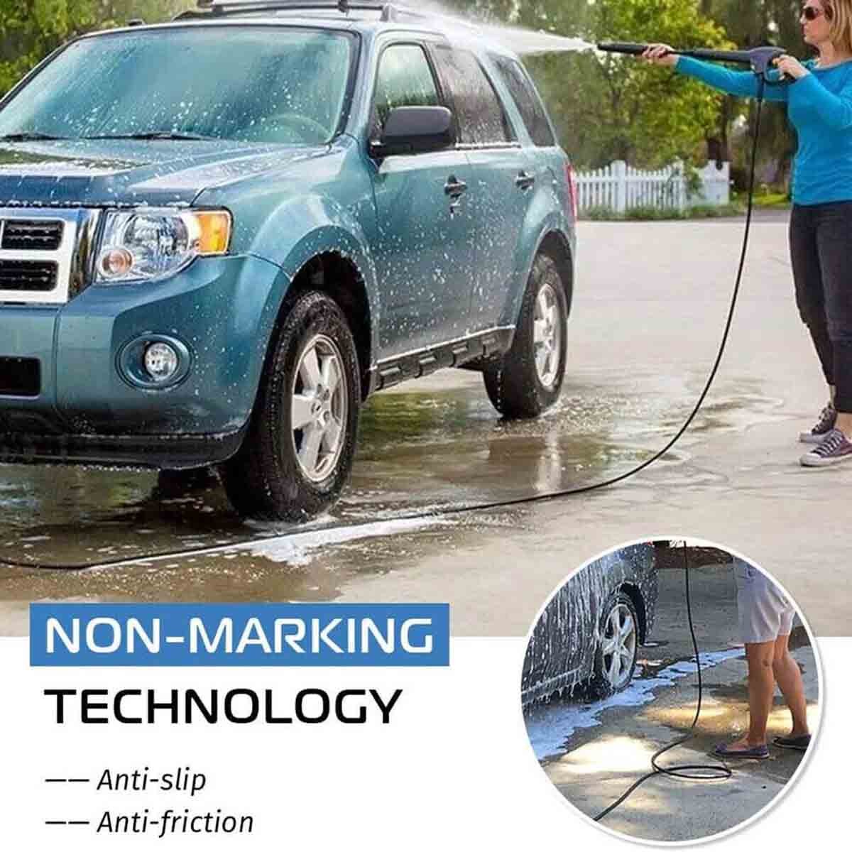 26-50FT High Pressure Washer Hose+turbine nozzle+High pressure water gun