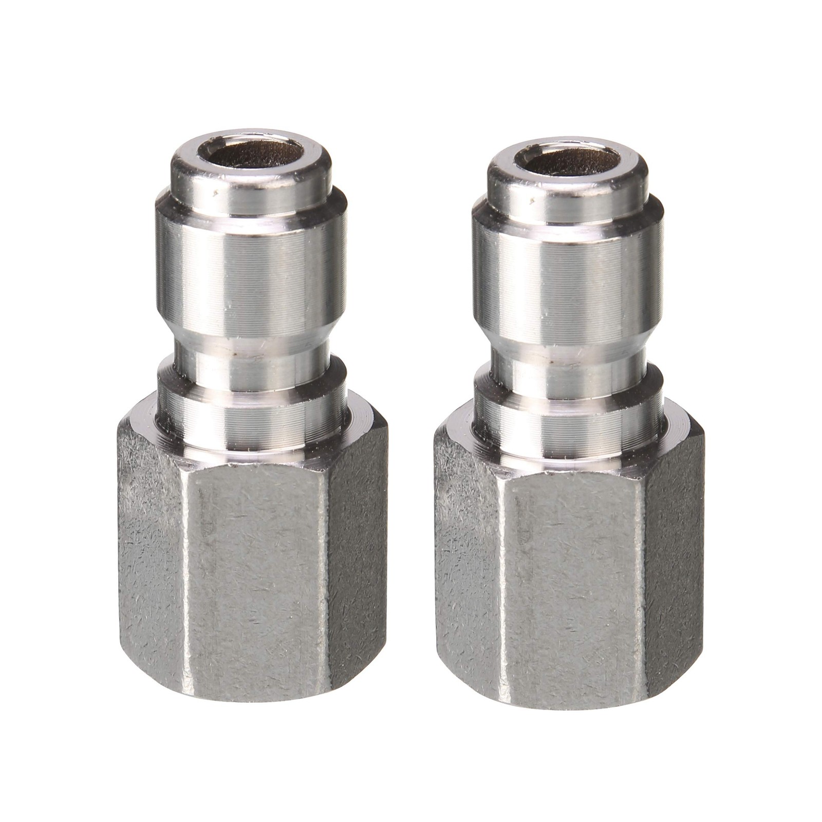 Pressure Washer Coupler, 1/4 Inch Quick Connect Plug to 1/4 Inch Female NPT F…