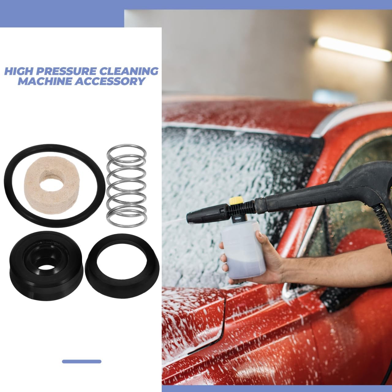 INOOMP Pressure Washer Pump Seal Kit with Assorted Sealing Gaskets and Valve …