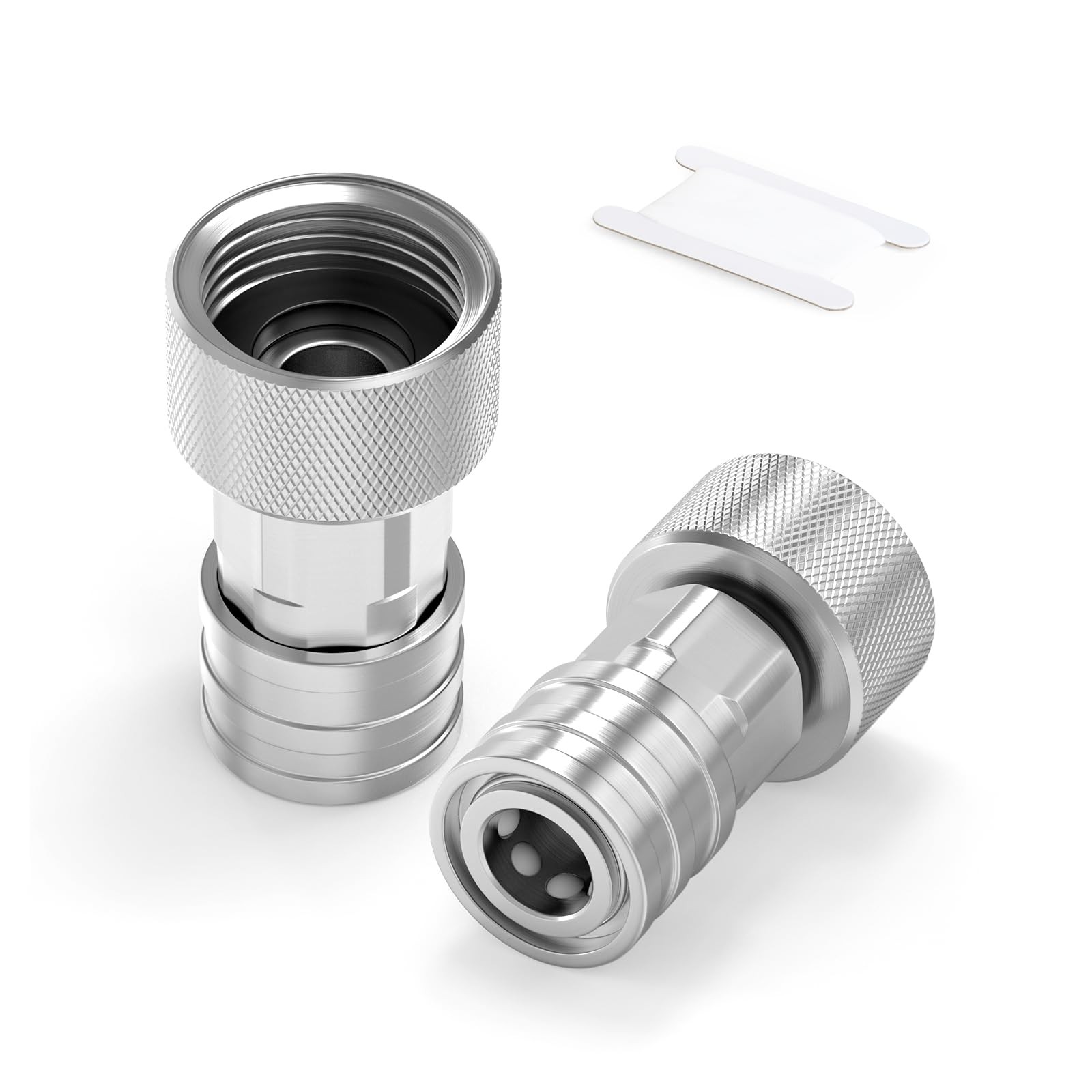 MEANLIN 2Pcs Garden Hose to Pressure Washer Adapter, 3/4″ GHT to 1/4″ Quick C…