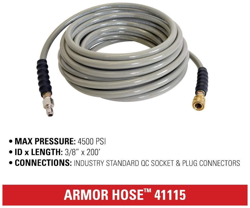 Simpson 41115 Simpson Armor 200-Foot (3/8″) 4500 PSI High
