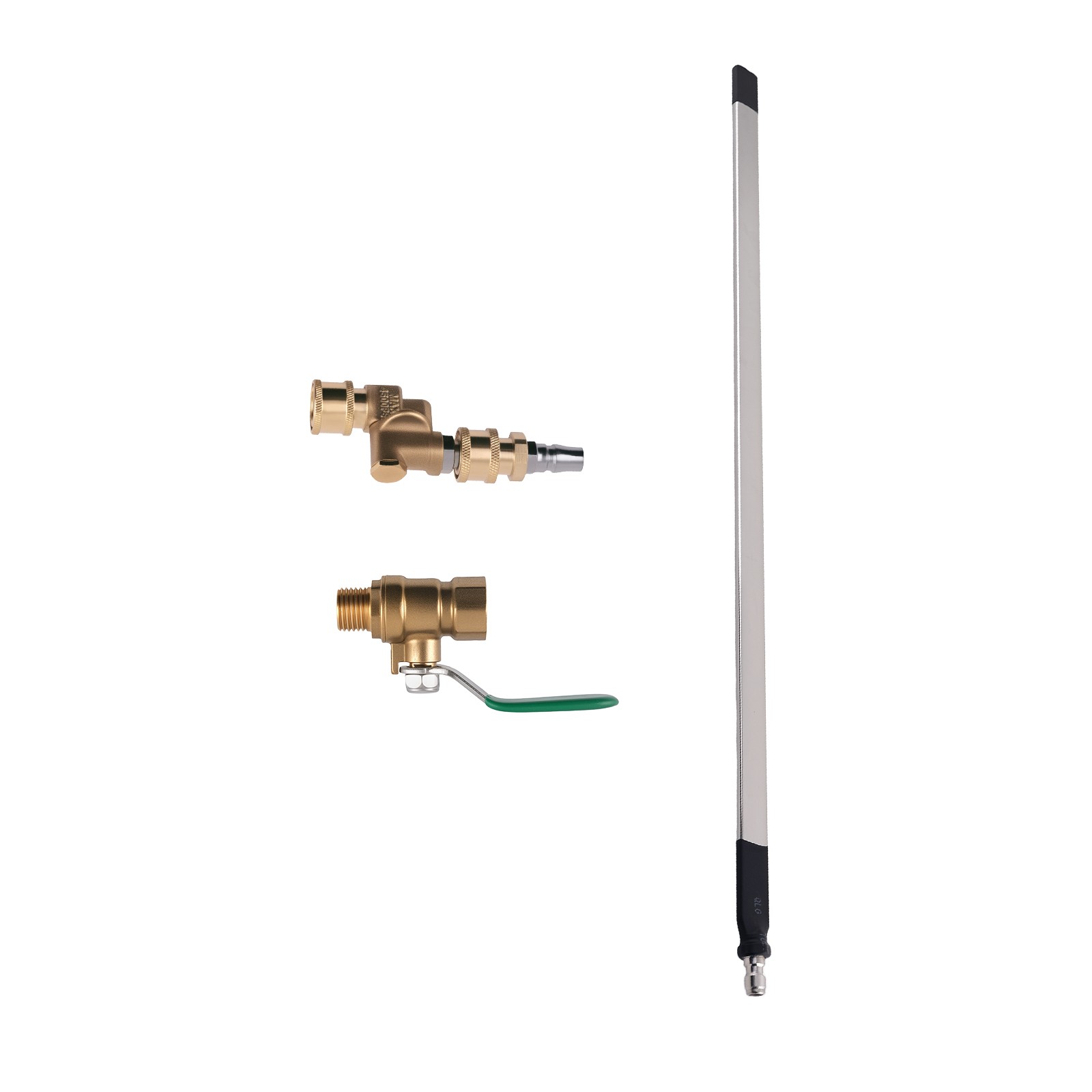 23.62″/60cm Stainless Steel Radiator Flush Wand High Pressure Cleaning Tool