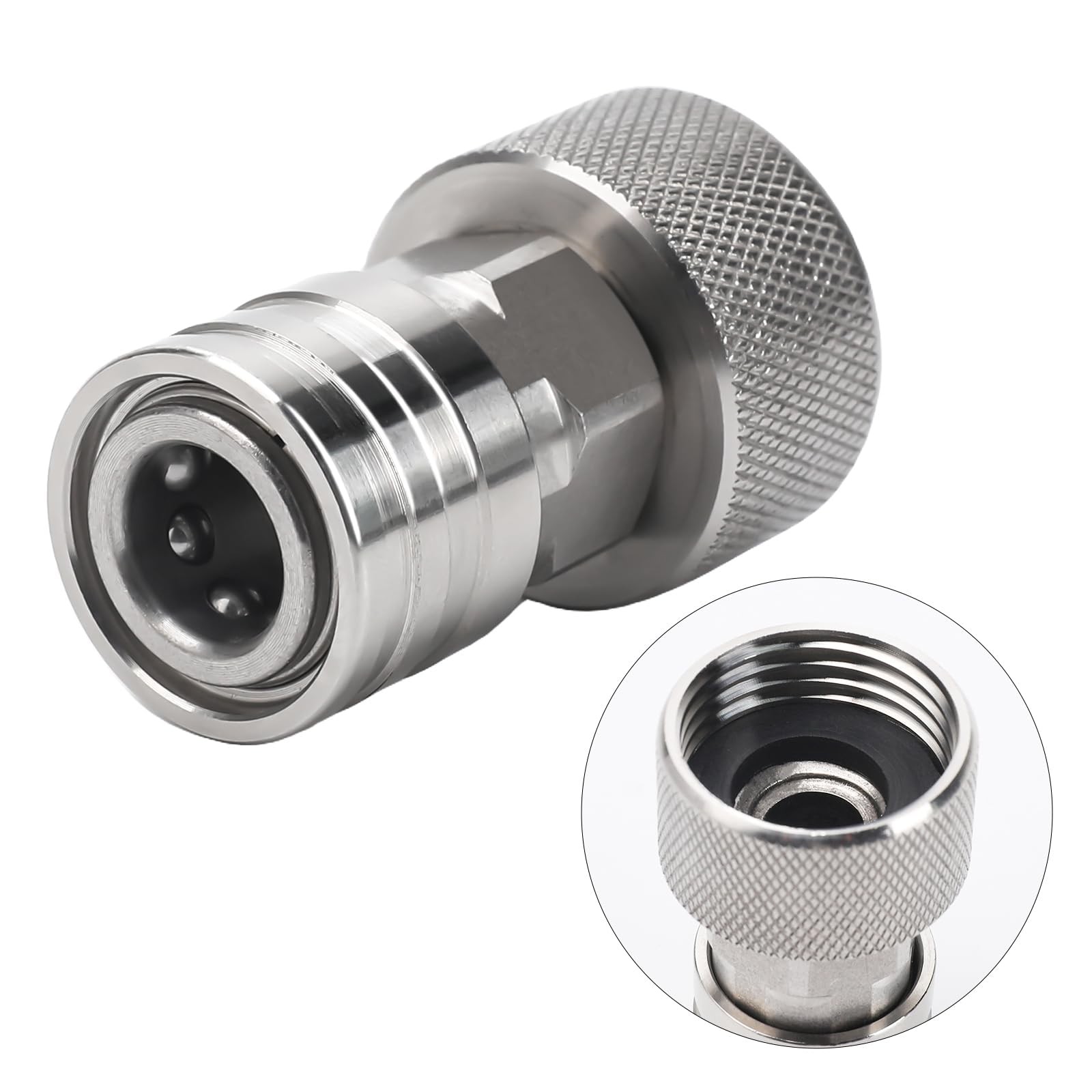 Garden Hose to Pressure Washer Adapter, 3/4″ GHT to 1/4″ Quick Connect, Hose …