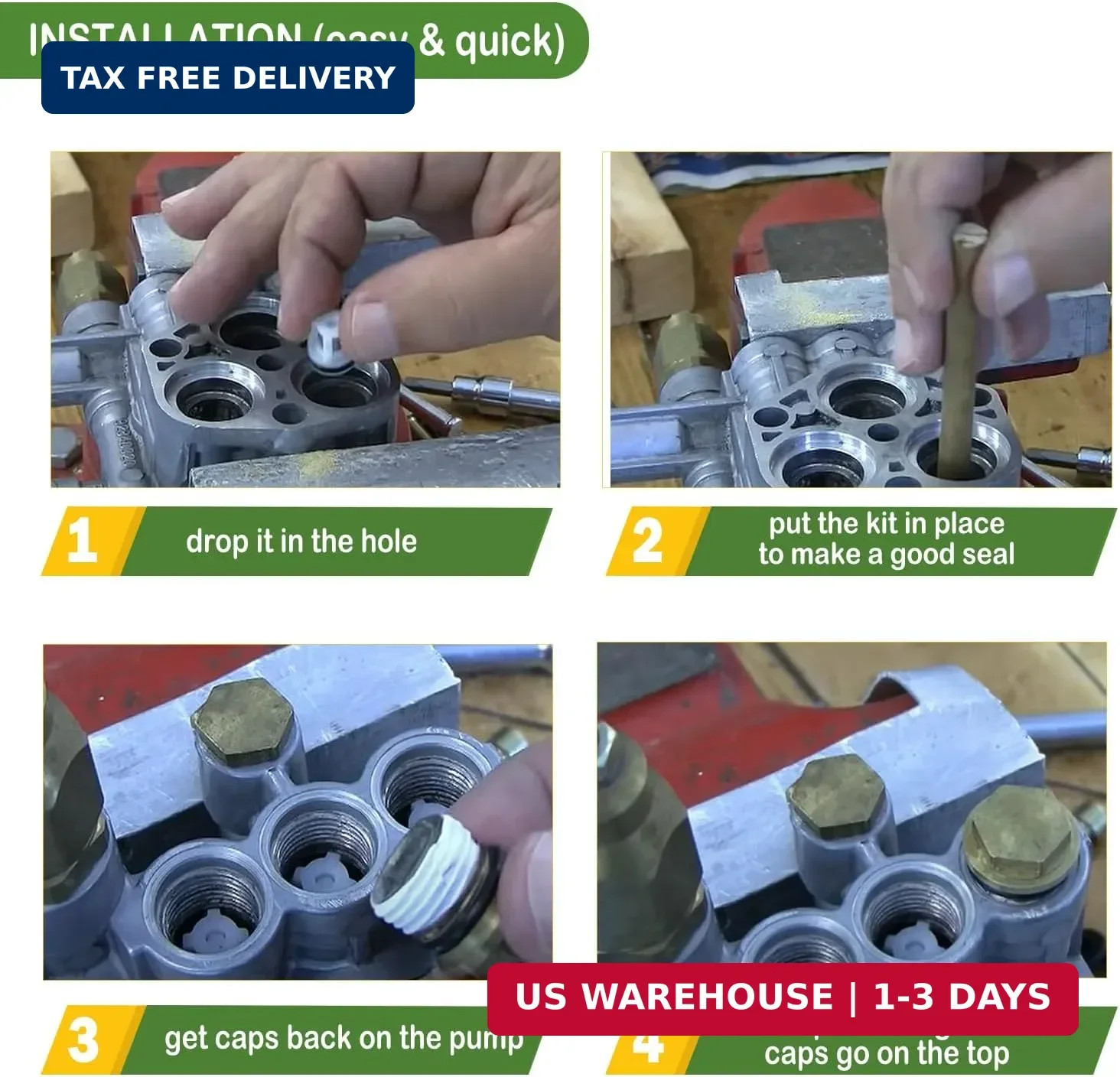 Check Valve Kit/ AR2233 Replacement Pressure Washer Valve Kit for AR Annovi Reve