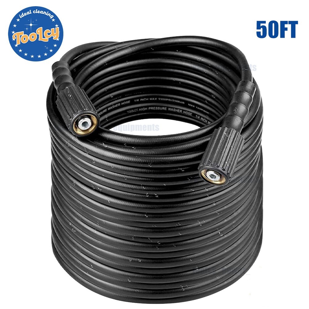 TOOLCY 3400 PSI Power Washer Hose 1/4″ Kink Resistant for Ryobi, Troy Bilt