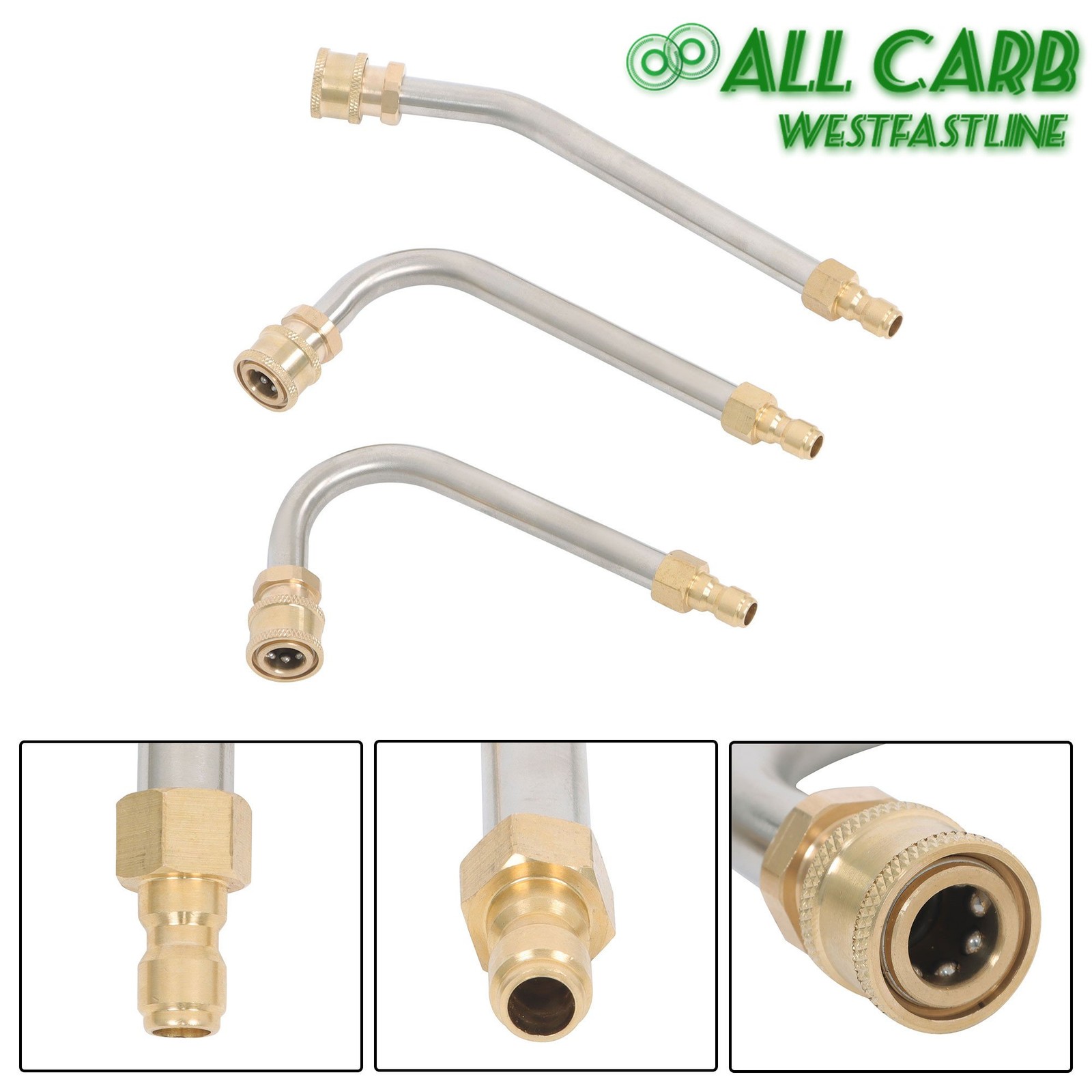 9X Pressure Washer Extension Wand Upgrade Power Washer Lance 1/4″ with Nozzle
