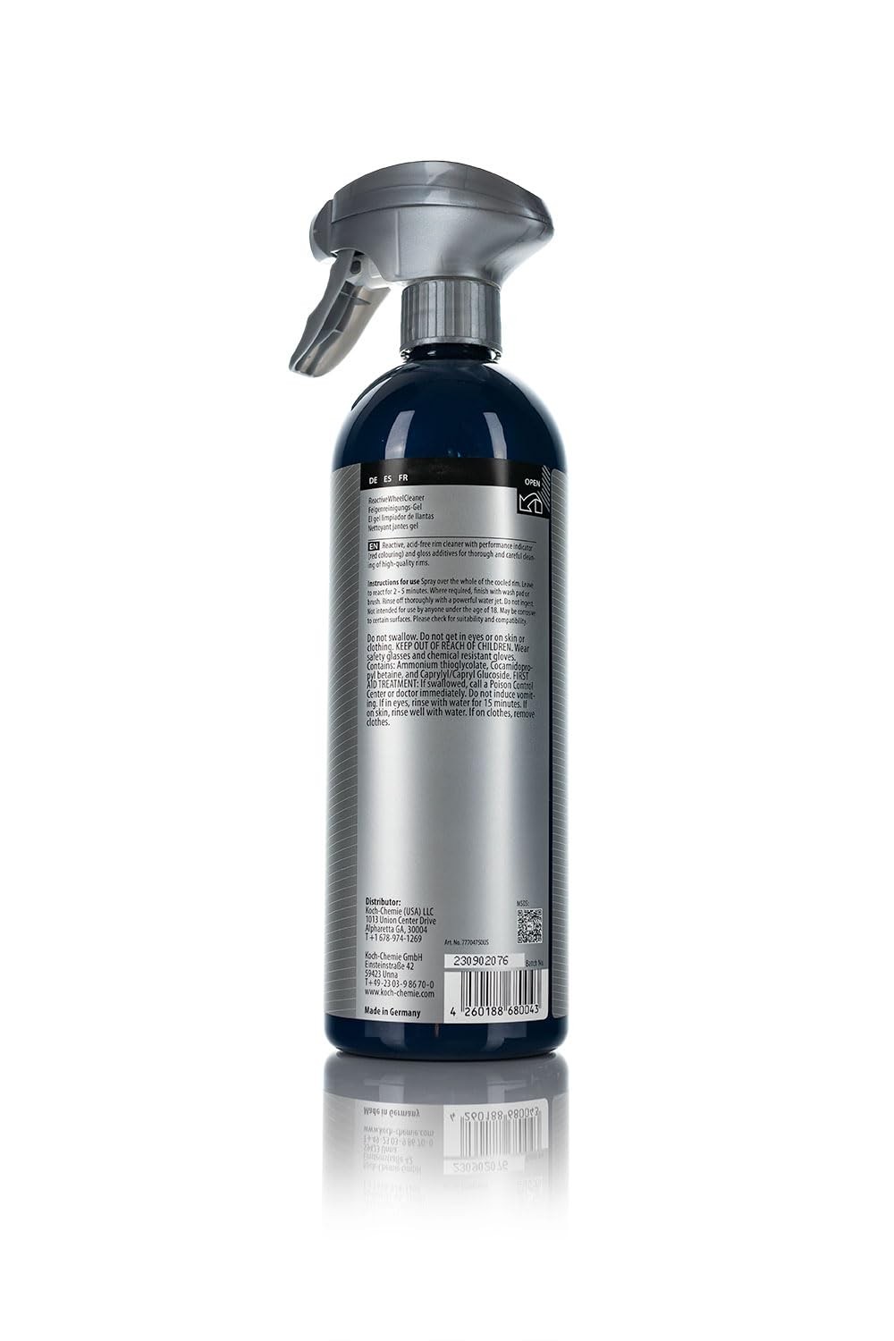 Kochchemie Prosumer Line Reactive Wheel Cleaner 750Ml Non-Acid Wheel Cleaner