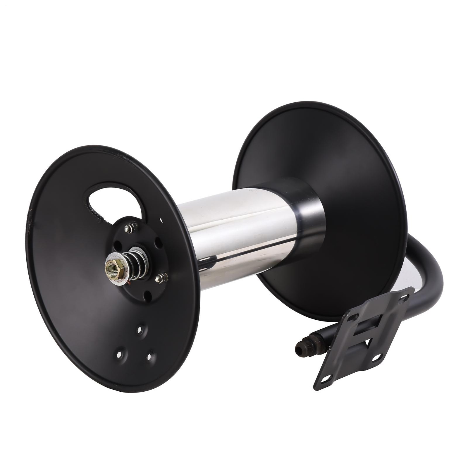 Pressure Washer Hose Reel, 100FT High Pressure Hose Reel with Hand Crank, 3/8″