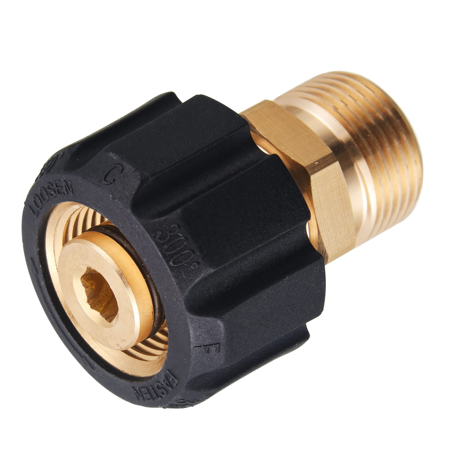Pressure Washer Hose Adapter M22-15mm Female Thread to M22-14mm Male Fitting