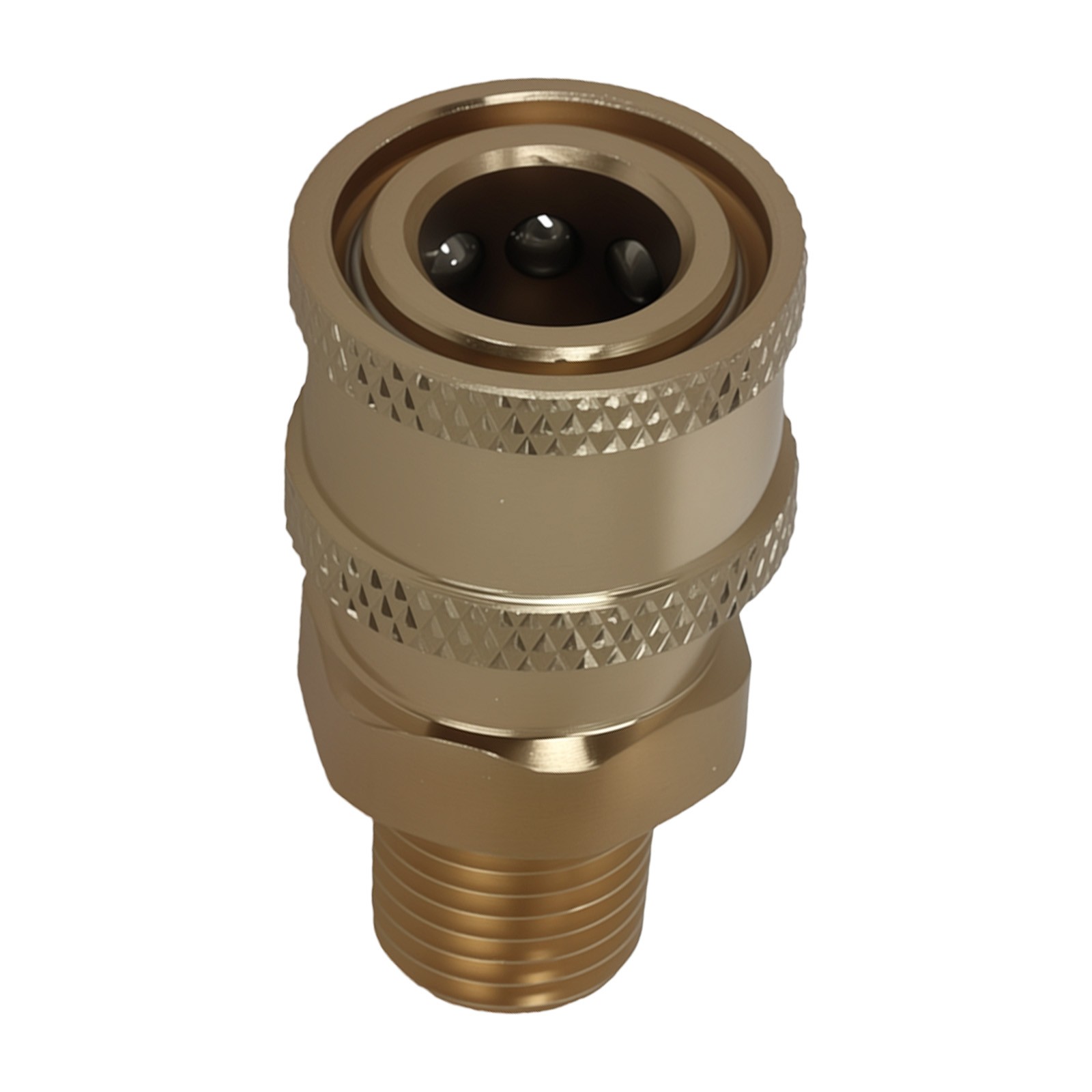 2Pcs 1/4″ Quick Connect Male NPT Thread High Pressure Washer Fitting Coupler