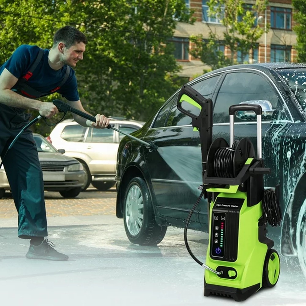 110V, 3800PSI 102A 110V,3800PSI,1800W High Pressure Cleaner Green Powerful Motor